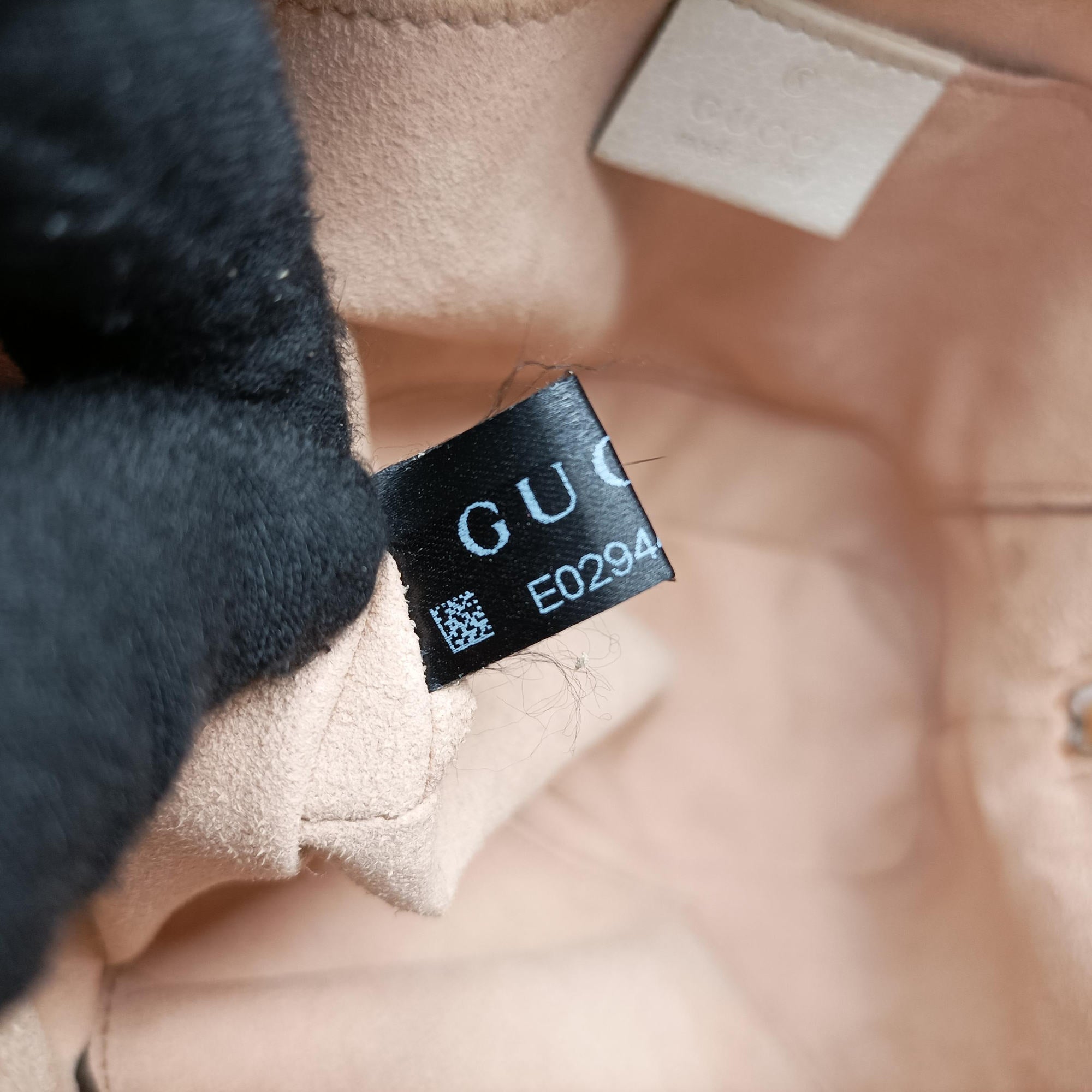 Pre-owned Gucci Ophidia White×Navy×Red Leather 499621 shoulderbag | stylenewstar