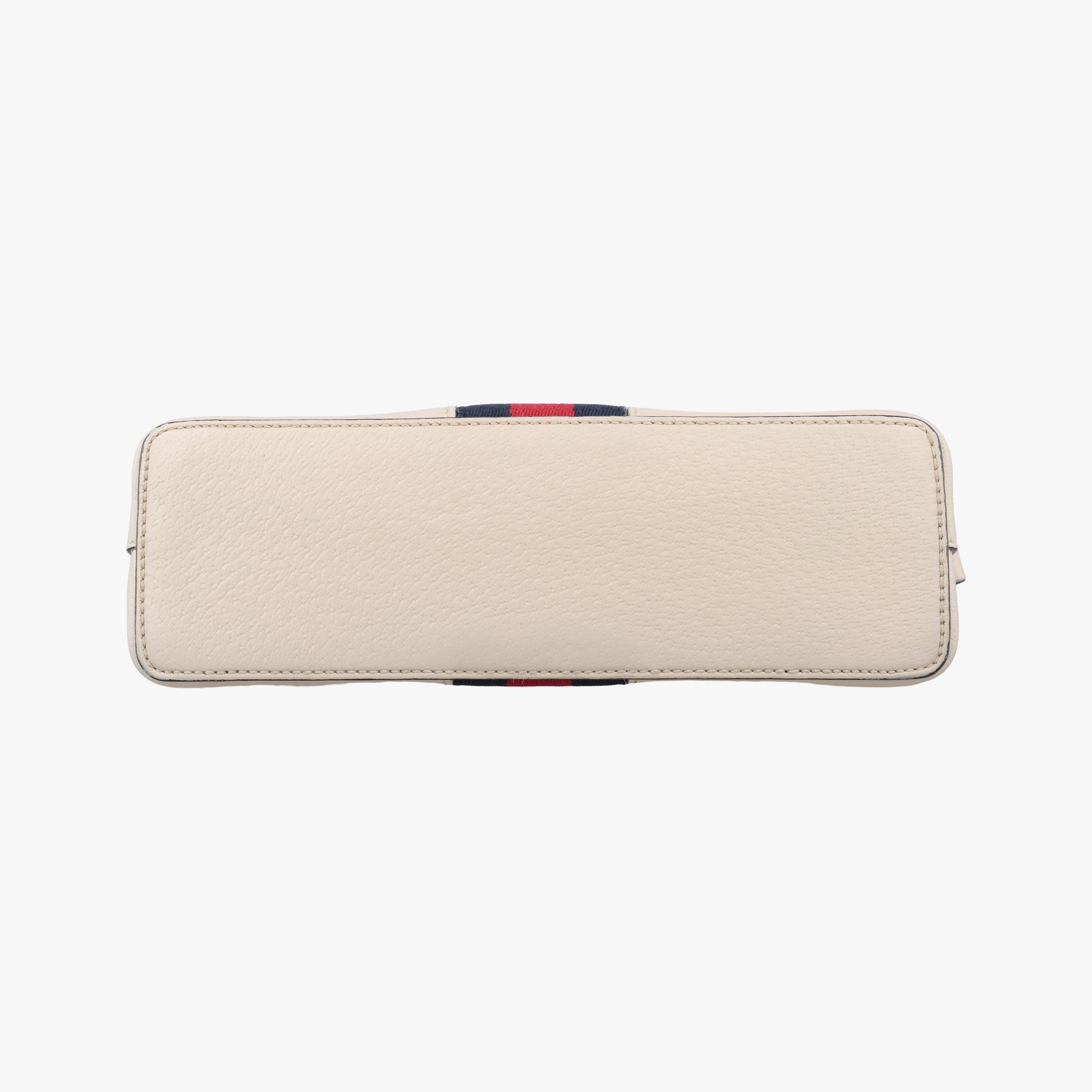 Pre-owned Gucci Ophidia White×Navy×Red Leather 499621 shoulderbag | stylenewstar