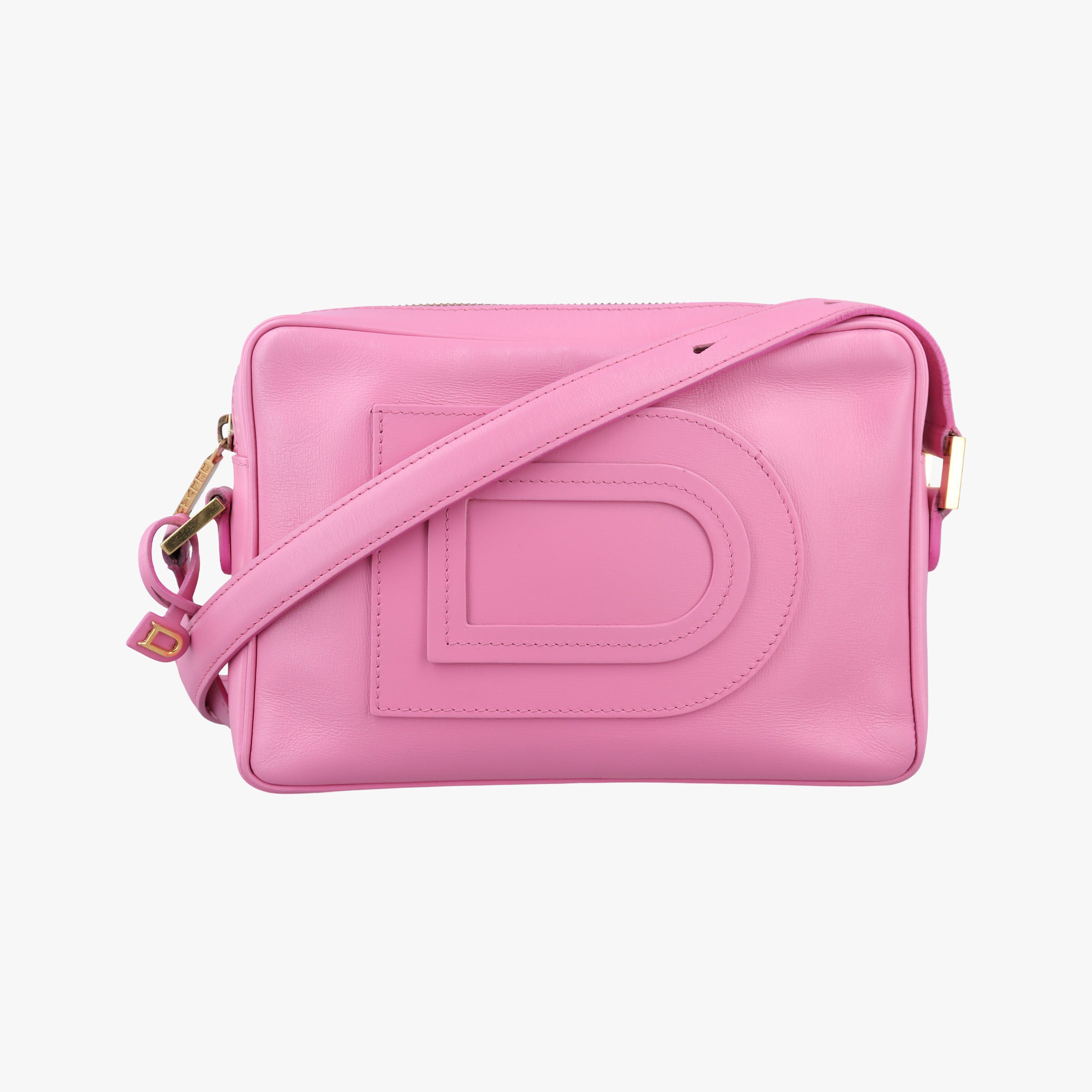 Pre-owned Delvaux Louise Pink Leather  shoulderbag | stylenewstar