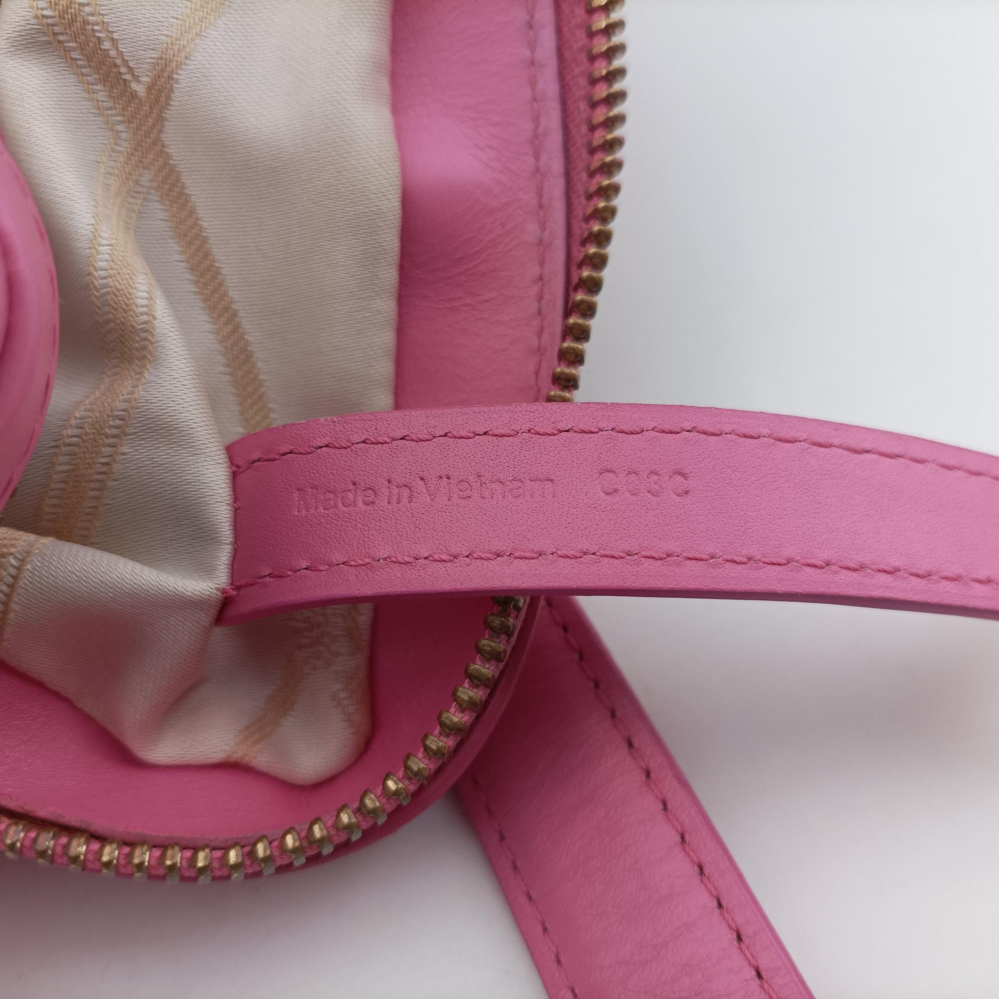 Pre-owned Delvaux Louise Pink Leather  shoulderbag | stylenewstar