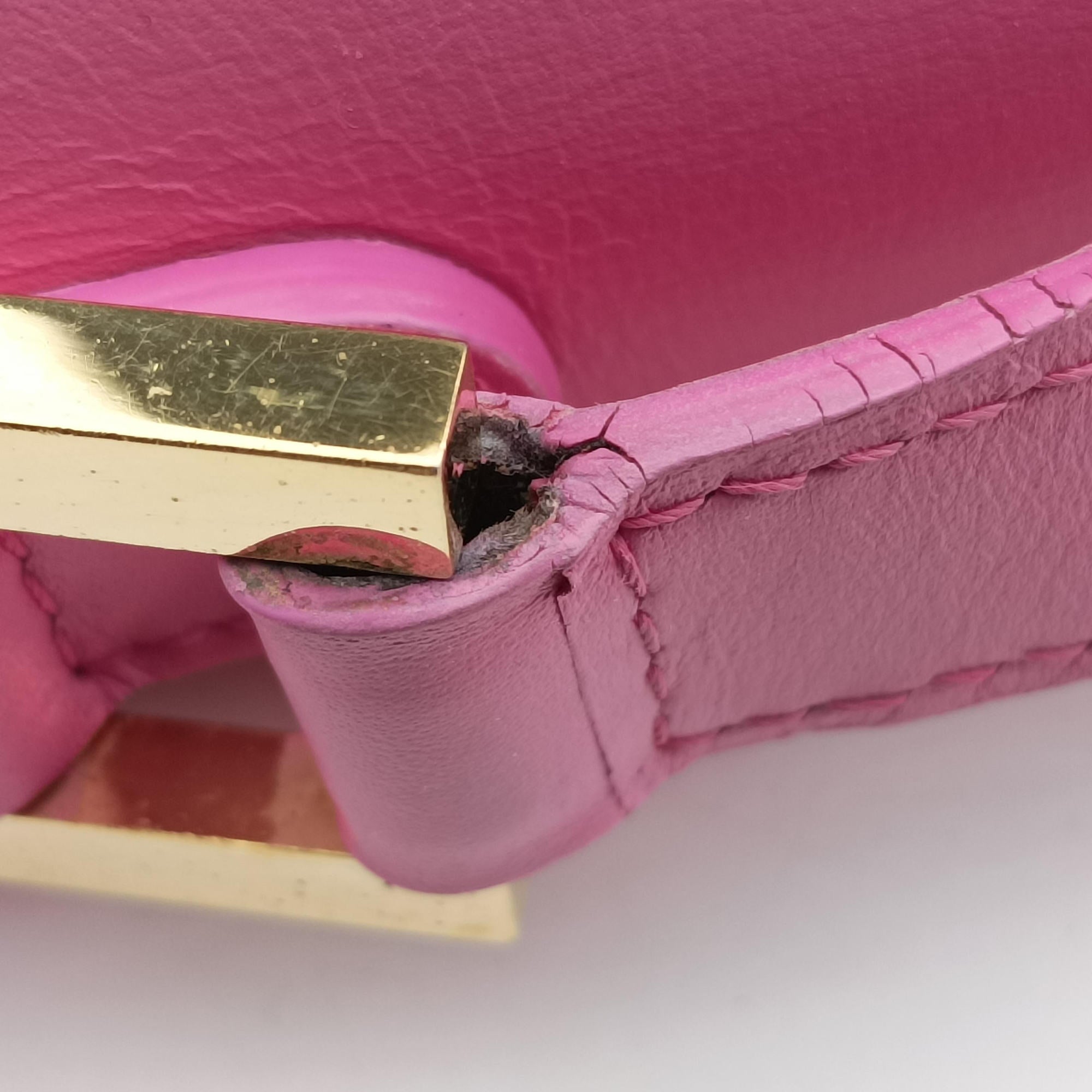 Pre-owned Delvaux Louise Pink Leather  shoulderbag | stylenewstar