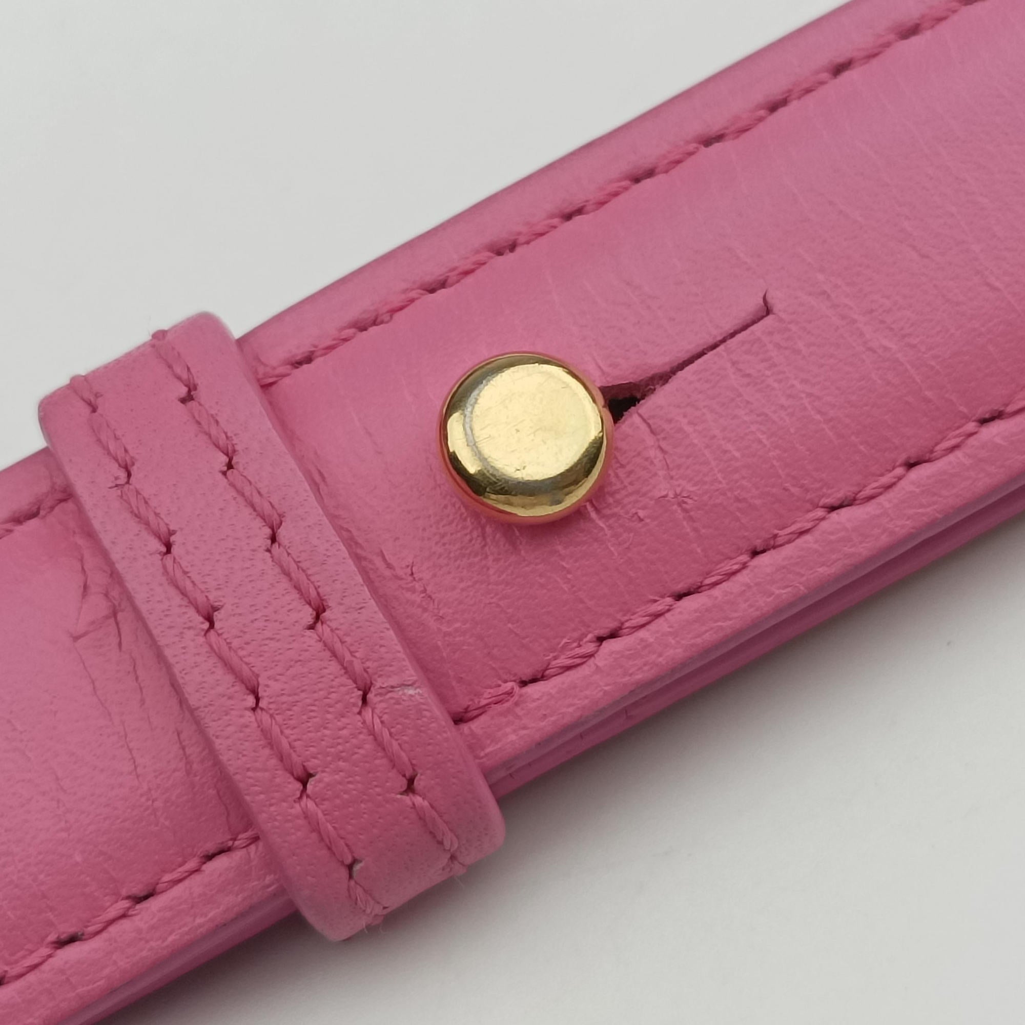 Pre-owned Delvaux Louise Pink Leather  shoulderbag | stylenewstar