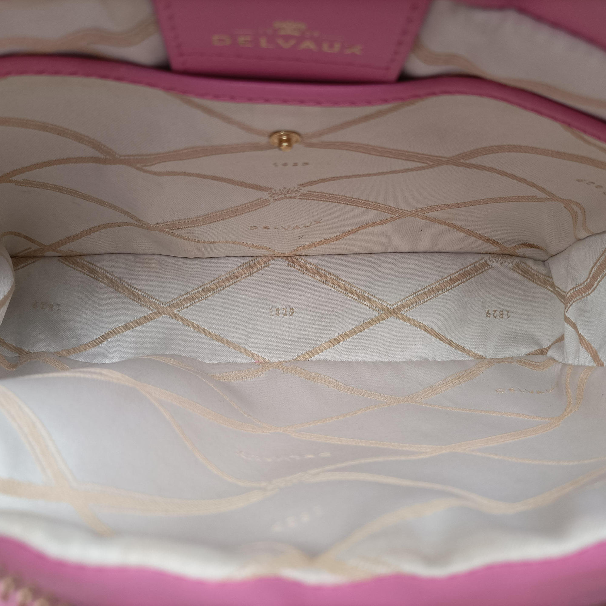 Pre-owned Delvaux Louise Pink Leather  shoulderbag | stylenewstar