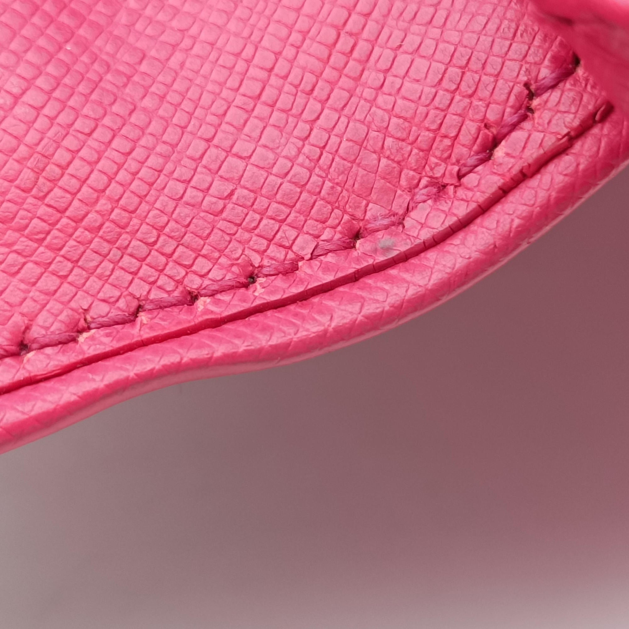 Pre-owned Prada Sound Satchel Pink SAFFIANO Leather BT0960 shoulderbag | stylenewstar