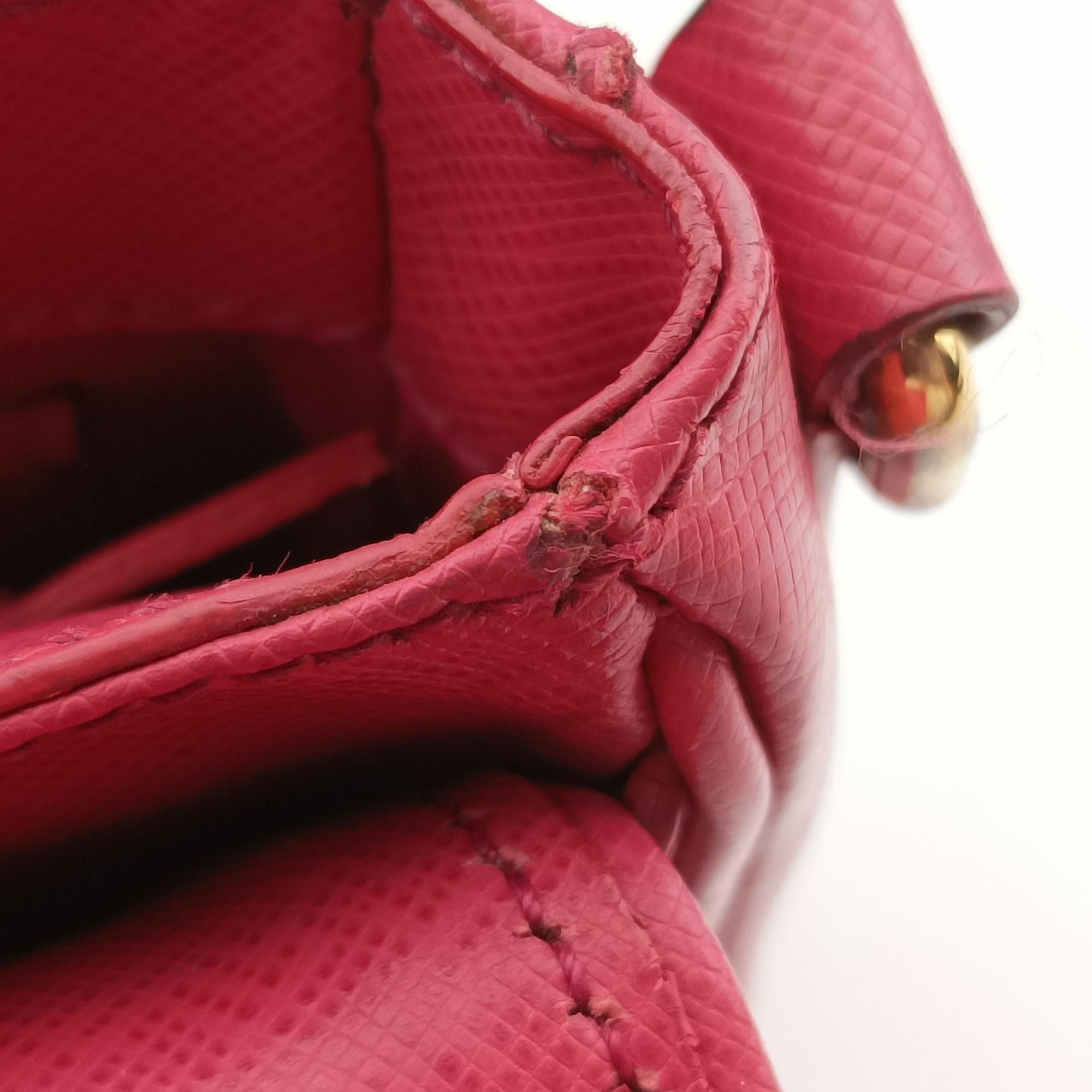 Pre-owned Prada Sound Satchel Pink SAFFIANO Leather BT0960 shoulderbag | stylenewstar
