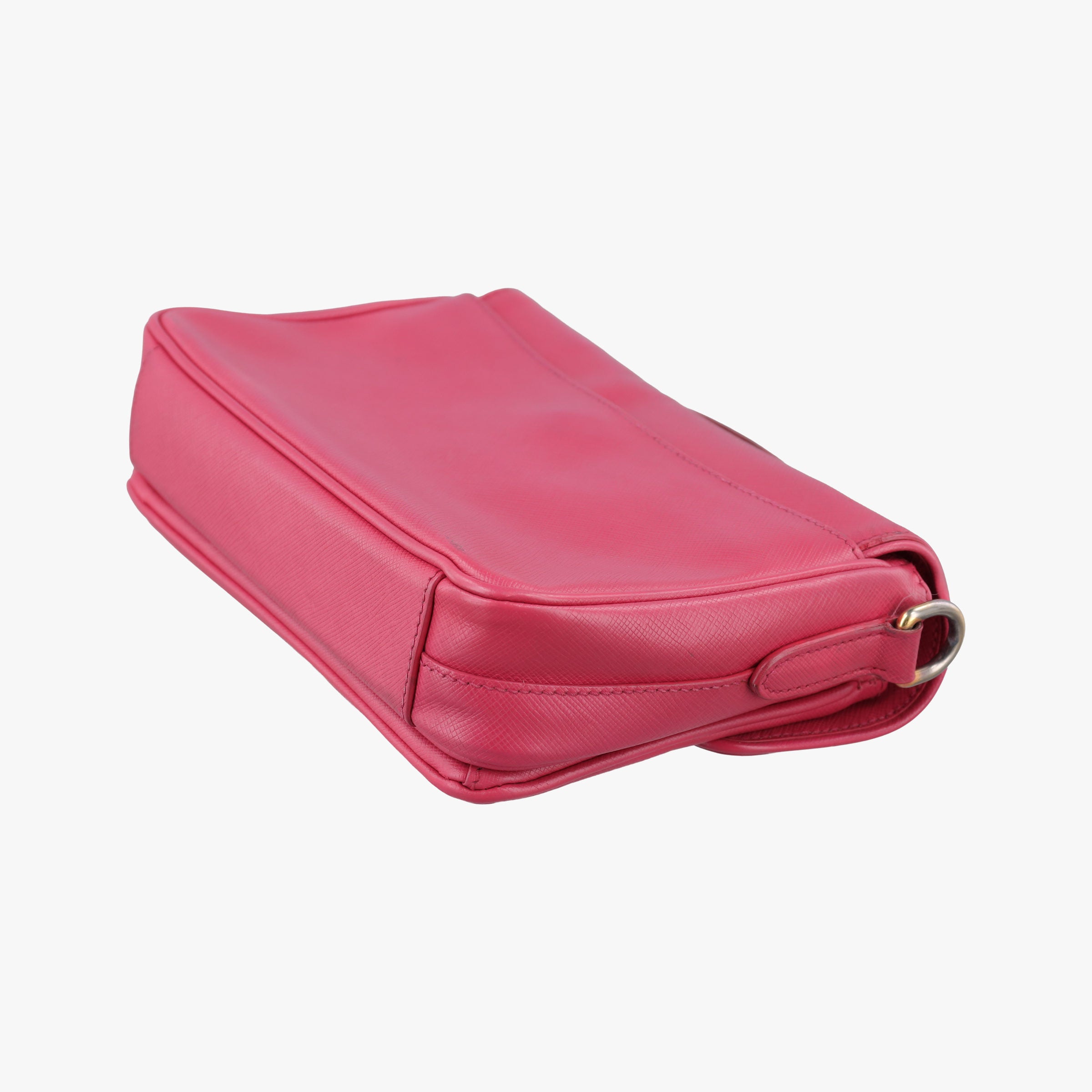 Pre-owned Prada Sound Satchel Pink SAFFIANO Leather BT0960 shoulderbag | stylenewstar