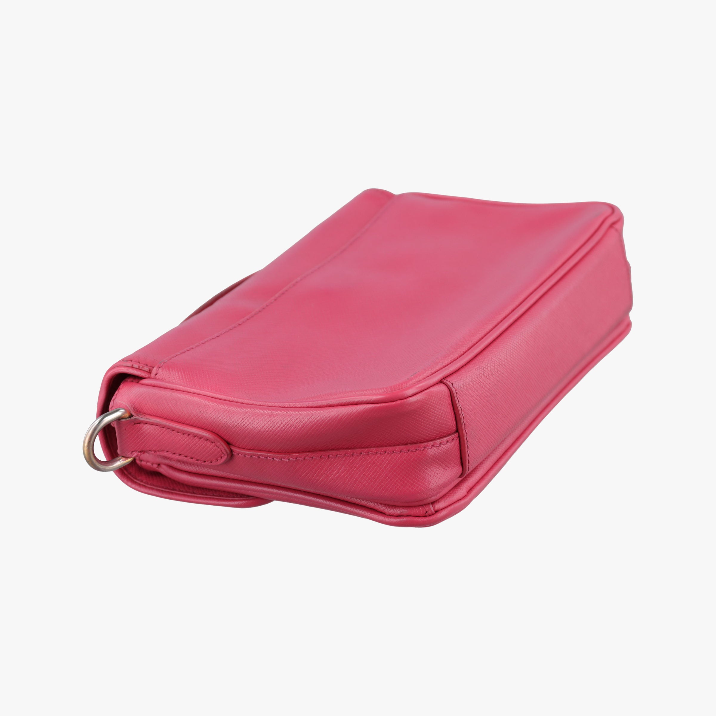 Pre-owned Prada Sound Satchel Pink SAFFIANO Leather BT0960 shoulderbag | stylenewstar