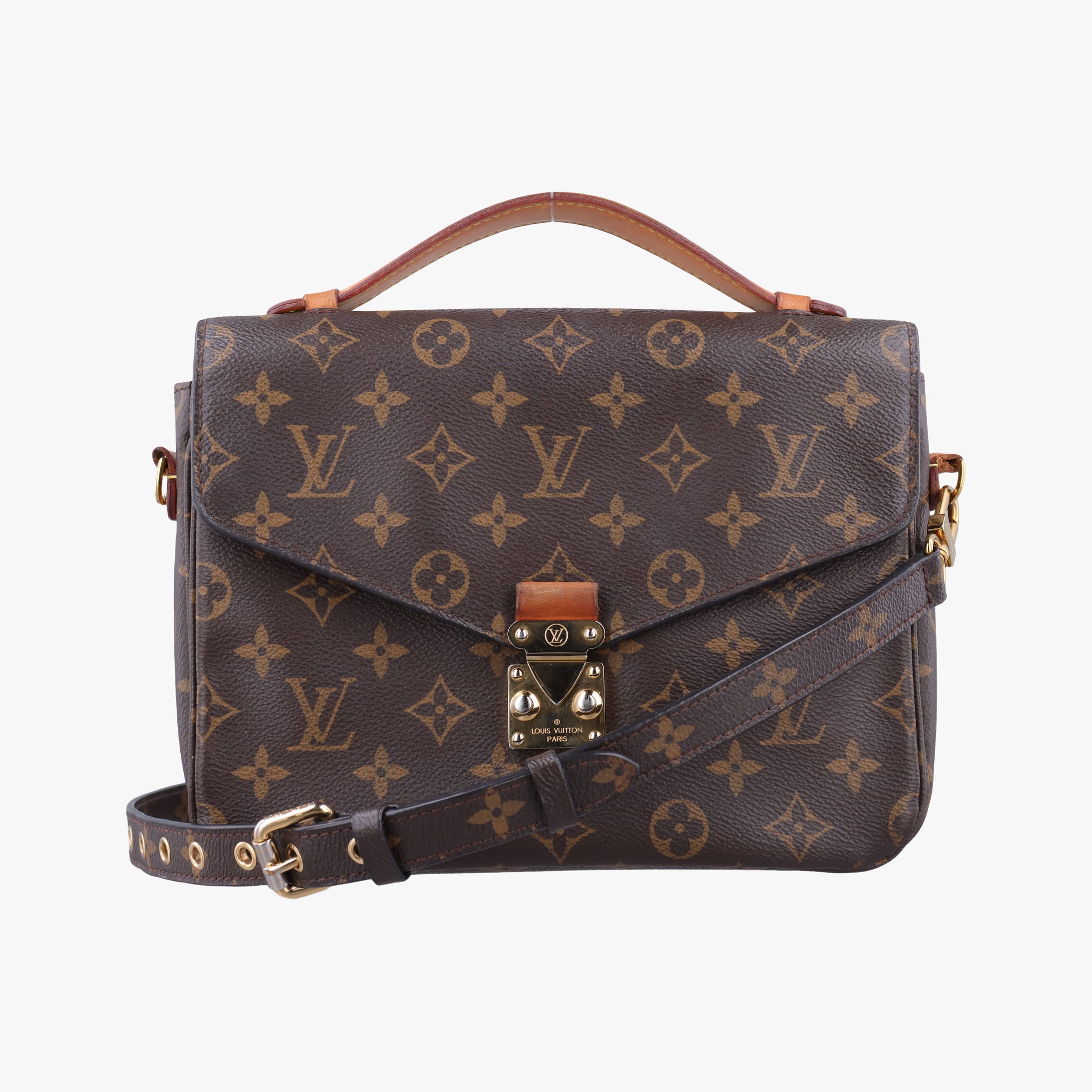 Secondhand Louis Vuitton Pochette Metis MM Brown Monogram Canvas M44875 shoulderbag | stylenewstar