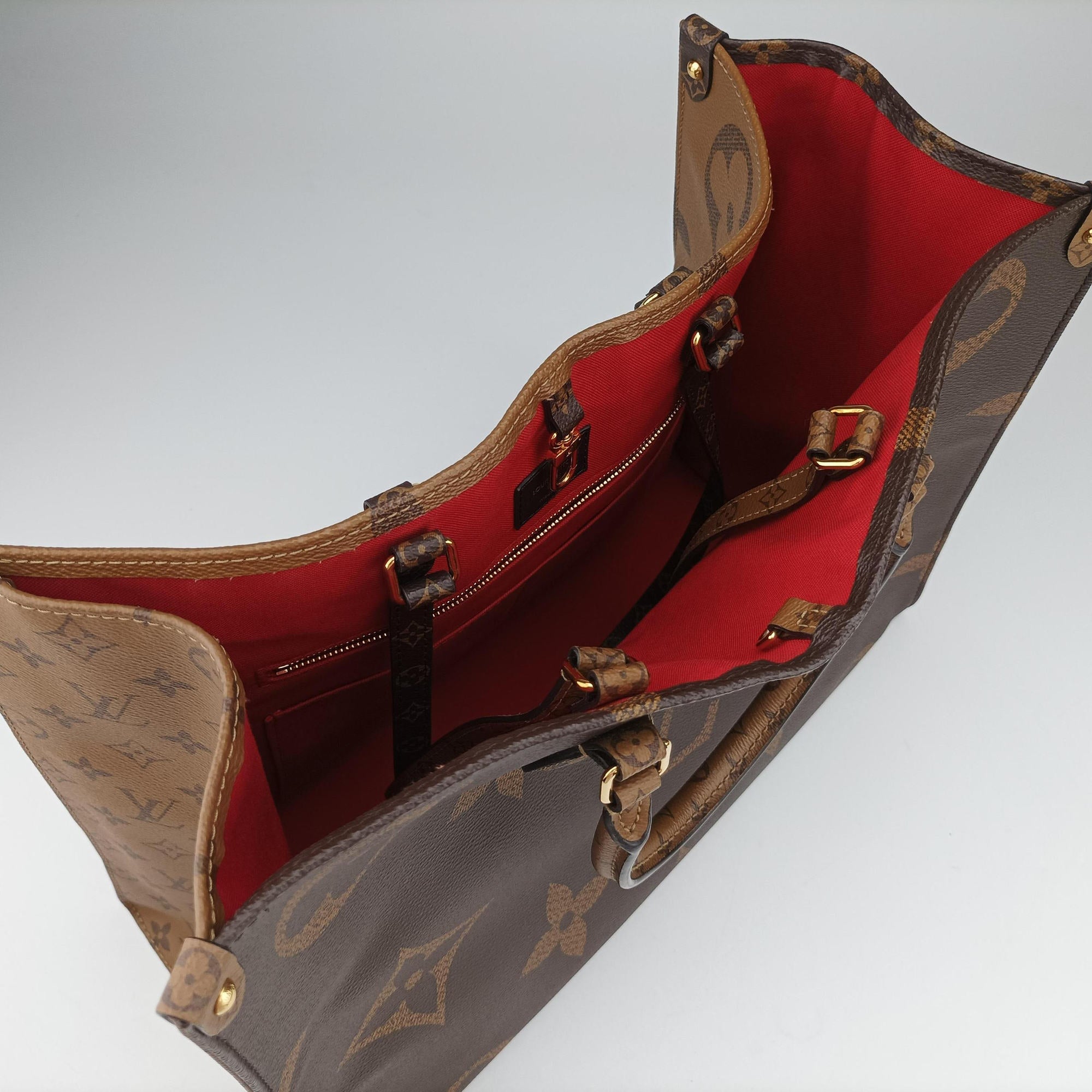 Pre-owned Louis Vuitton On the Go GM Brown Monogram Canvas M45320 handbag | stylenewstar
