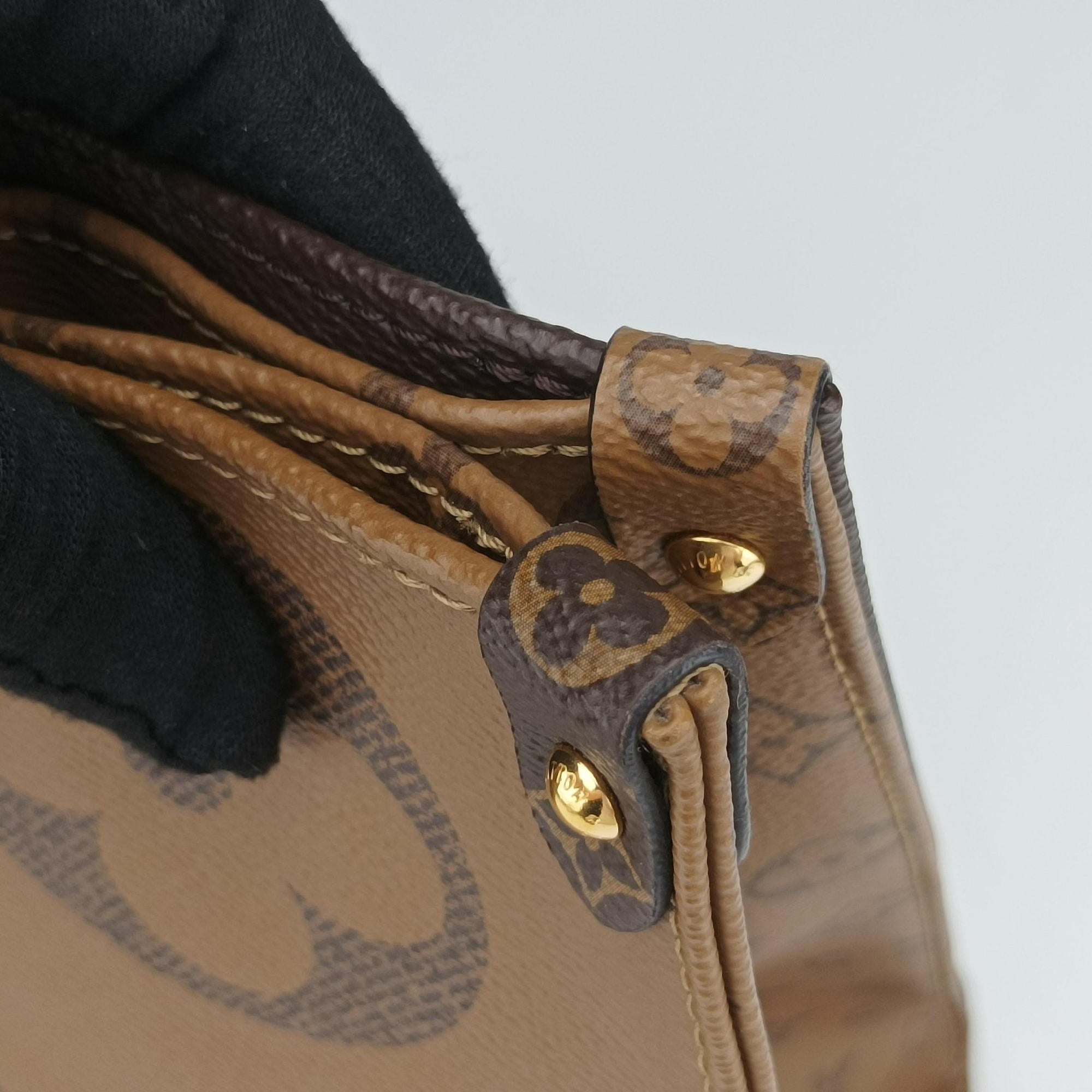 Pre-owned Louis Vuitton On the Go GM Brown Monogram Canvas M45320 handbag | stylenewstar