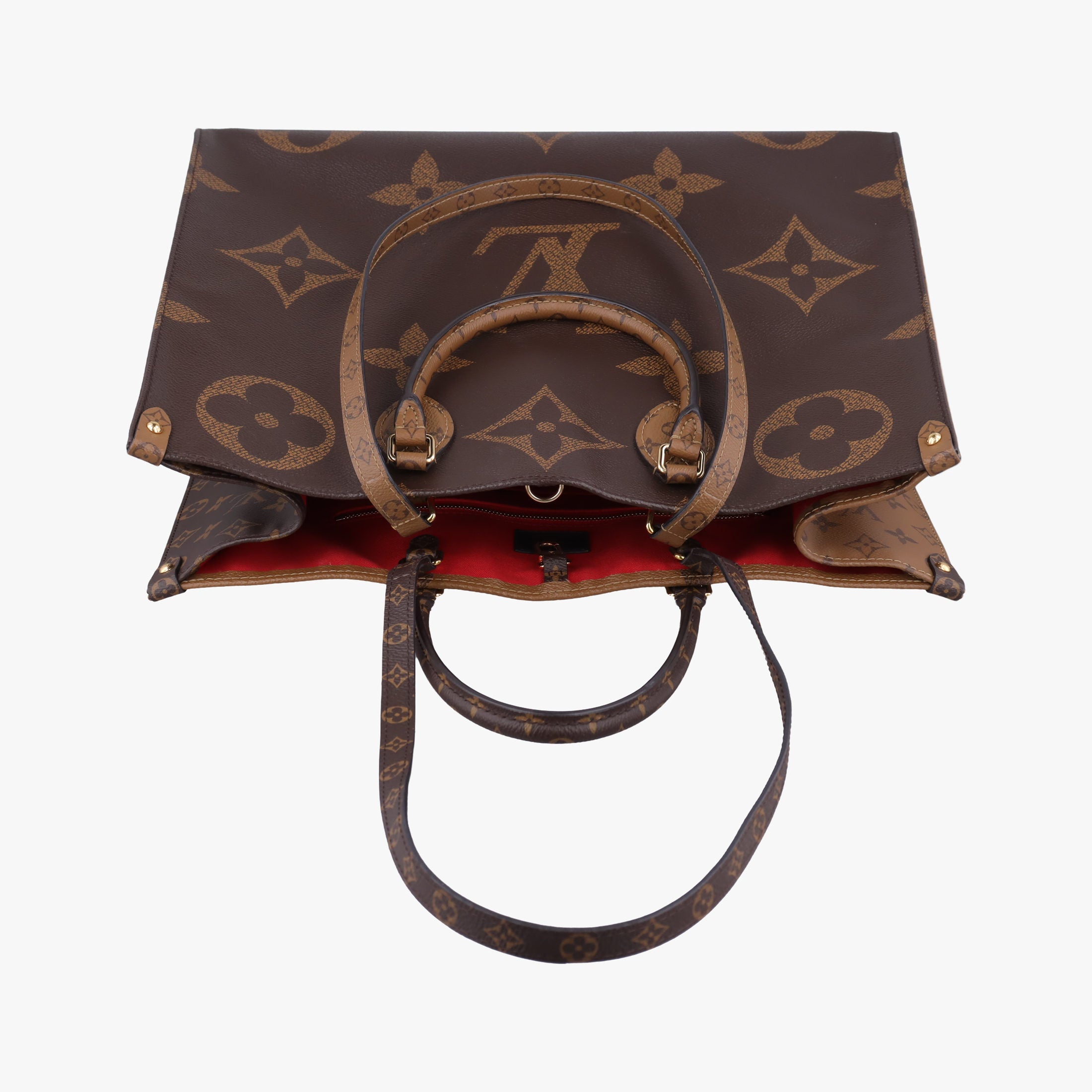 Pre-owned Louis Vuitton On the Go GM Brown Monogram Canvas M45320 handbag | stylenewstar