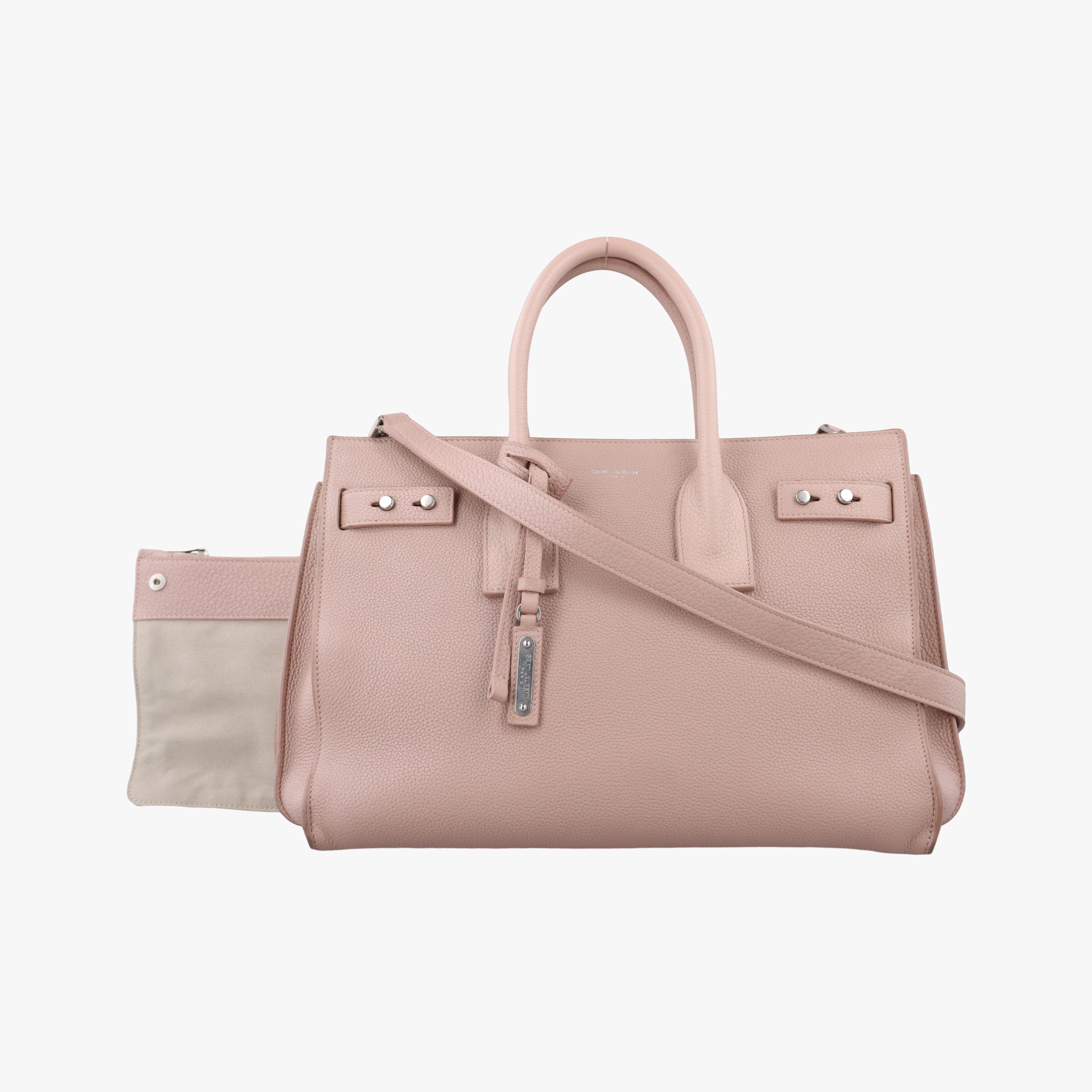 Pre-owned Yves Saint Laurent SAC DE JOUR Pink Leather 464960 shoulderbag | stylenewstar