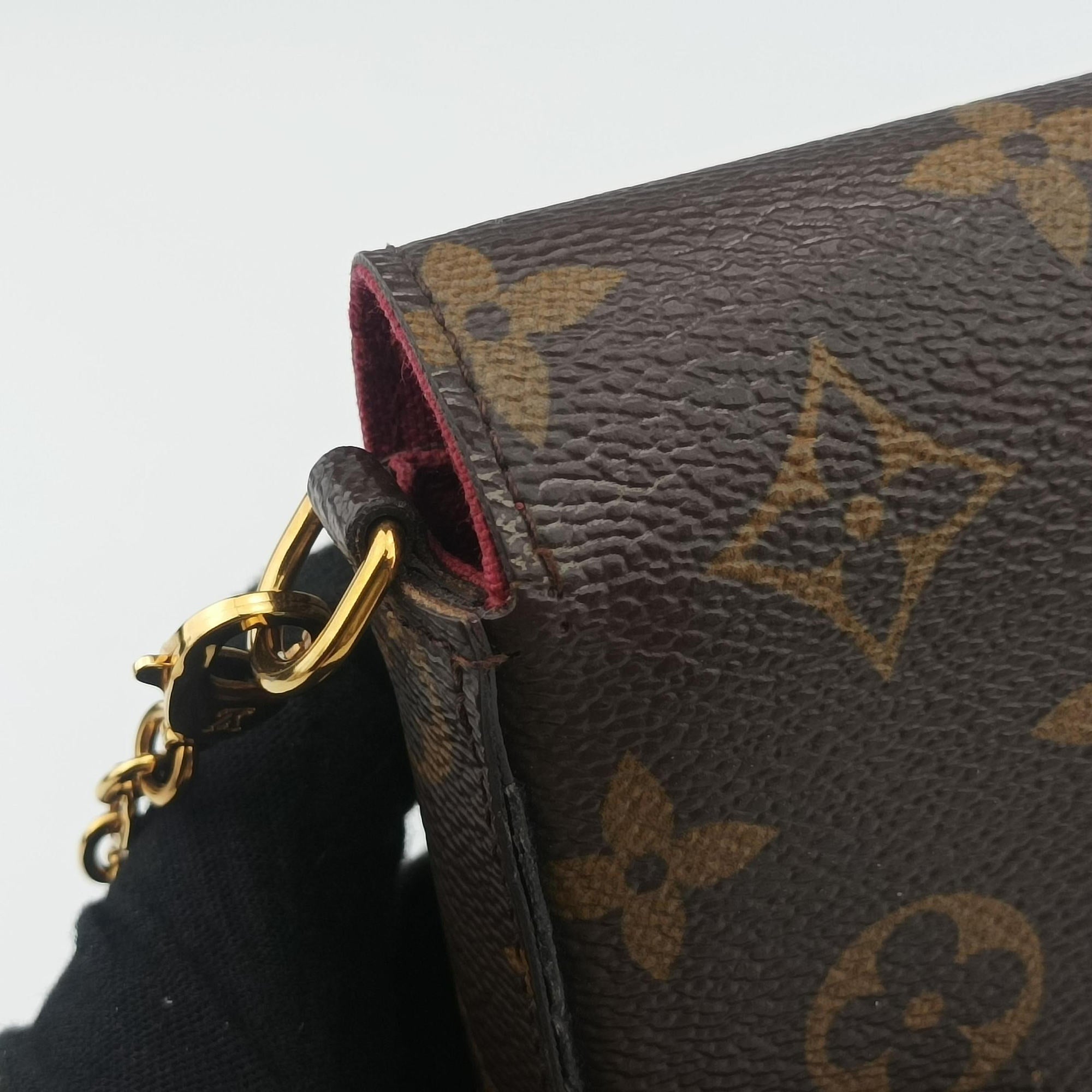 Vintage Louis Vuitton Pochette Felicie Brown Monogram Canvas M61276 shoulderbag | stylenewstar