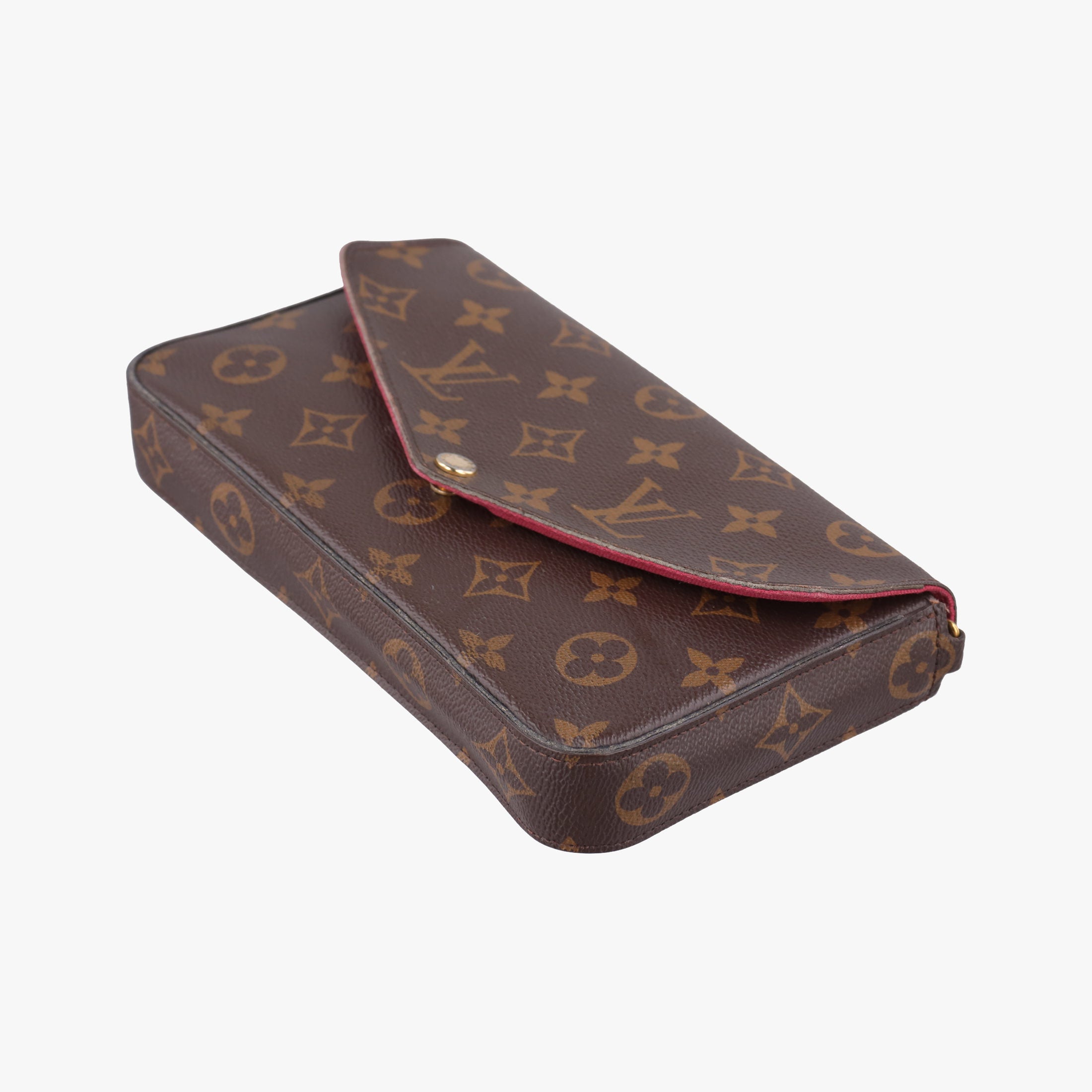 Vintage Louis Vuitton Pochette Felicie Brown Monogram Canvas M61276 shoulderbag | stylenewstar