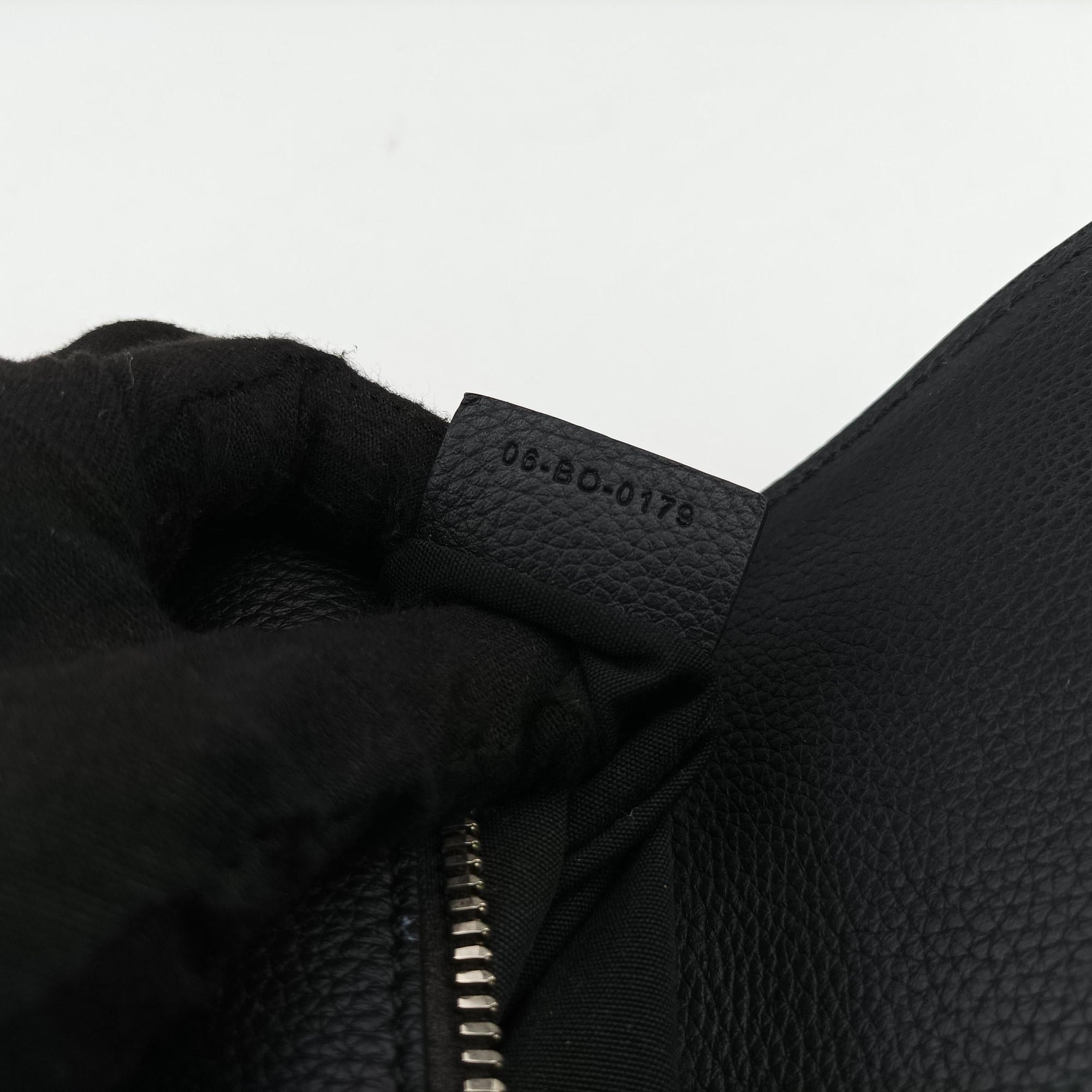 Pre-owned Christian Dior Saddle Black Leather  bum bag/waist bag | stylenewstar