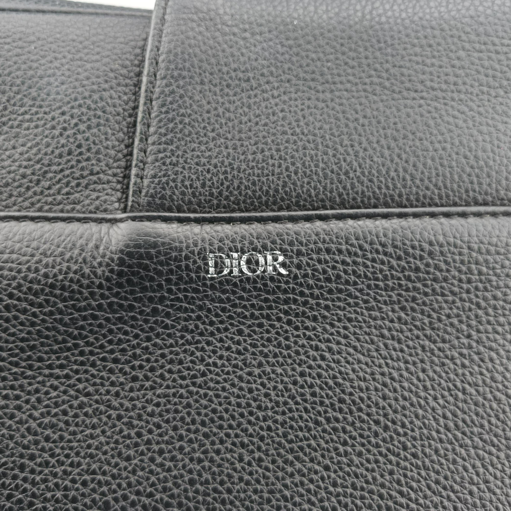 Pre-owned Christian Dior Saddle Black Leather  bum bag/waist bag | stylenewstar