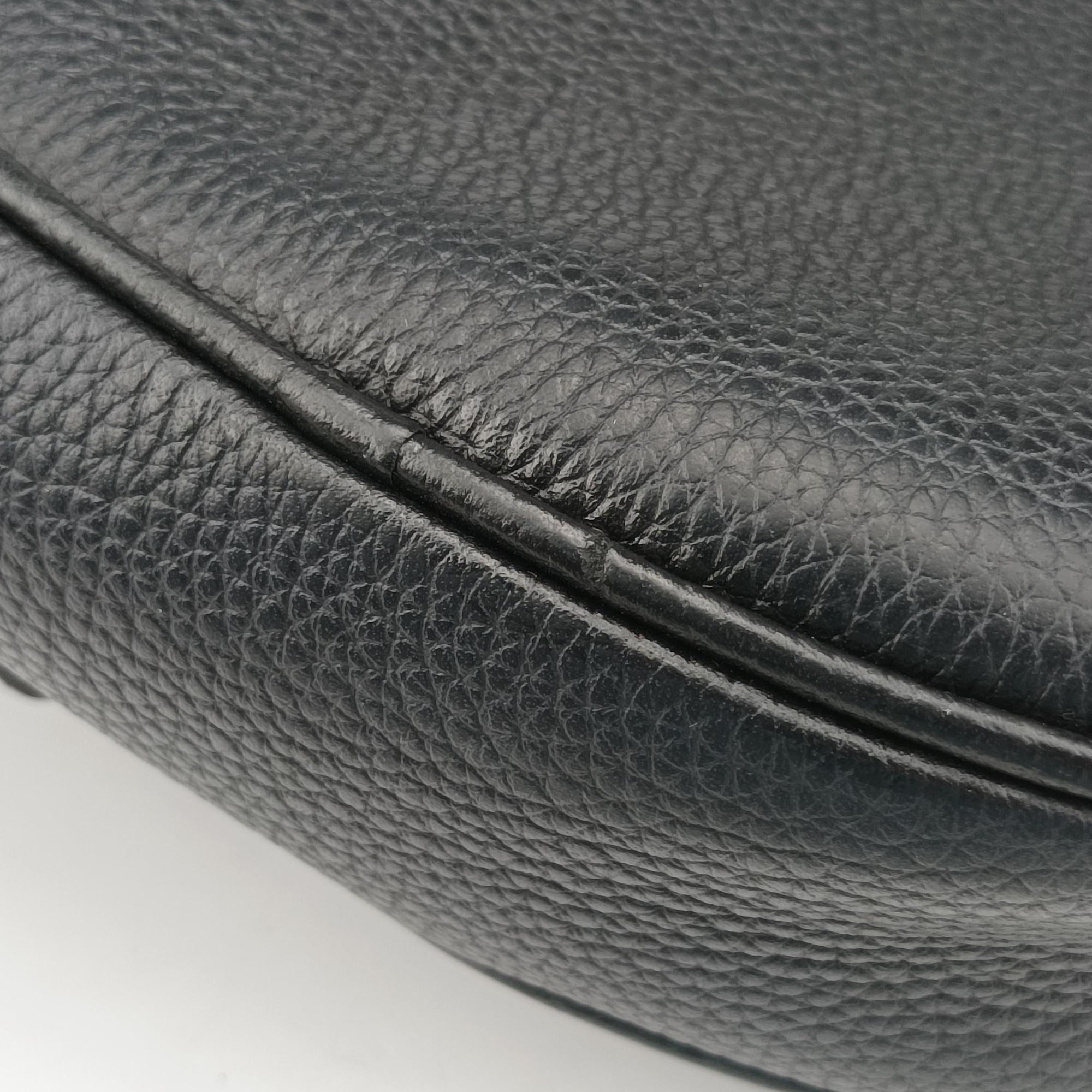 Pre-owned Christian Dior Saddle Black Leather  bum bag/waist bag | stylenewstar