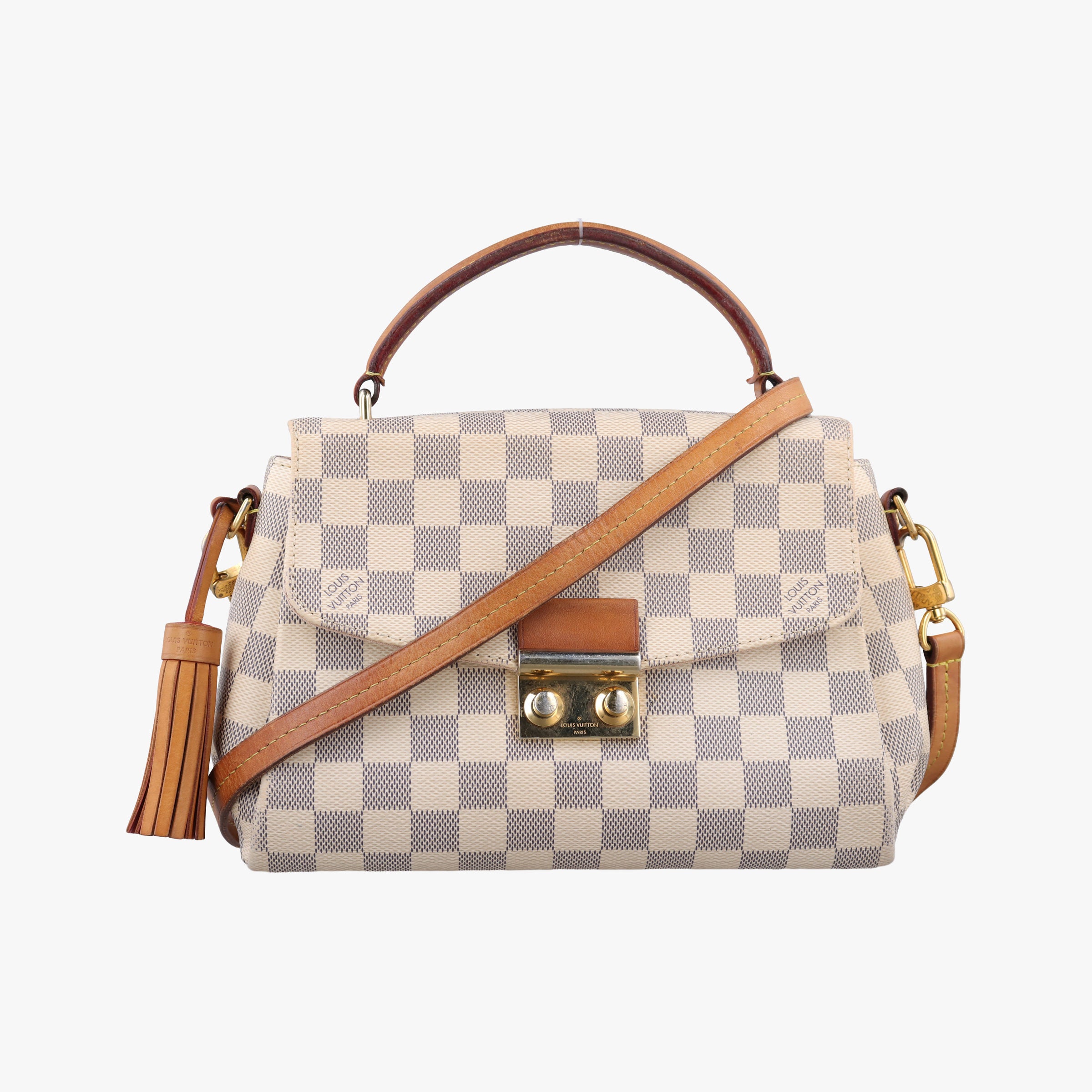 Vintage Louis Vuitton CROISETTE Azur Damier Canvas N41581 shoulderbag | stylenewstar