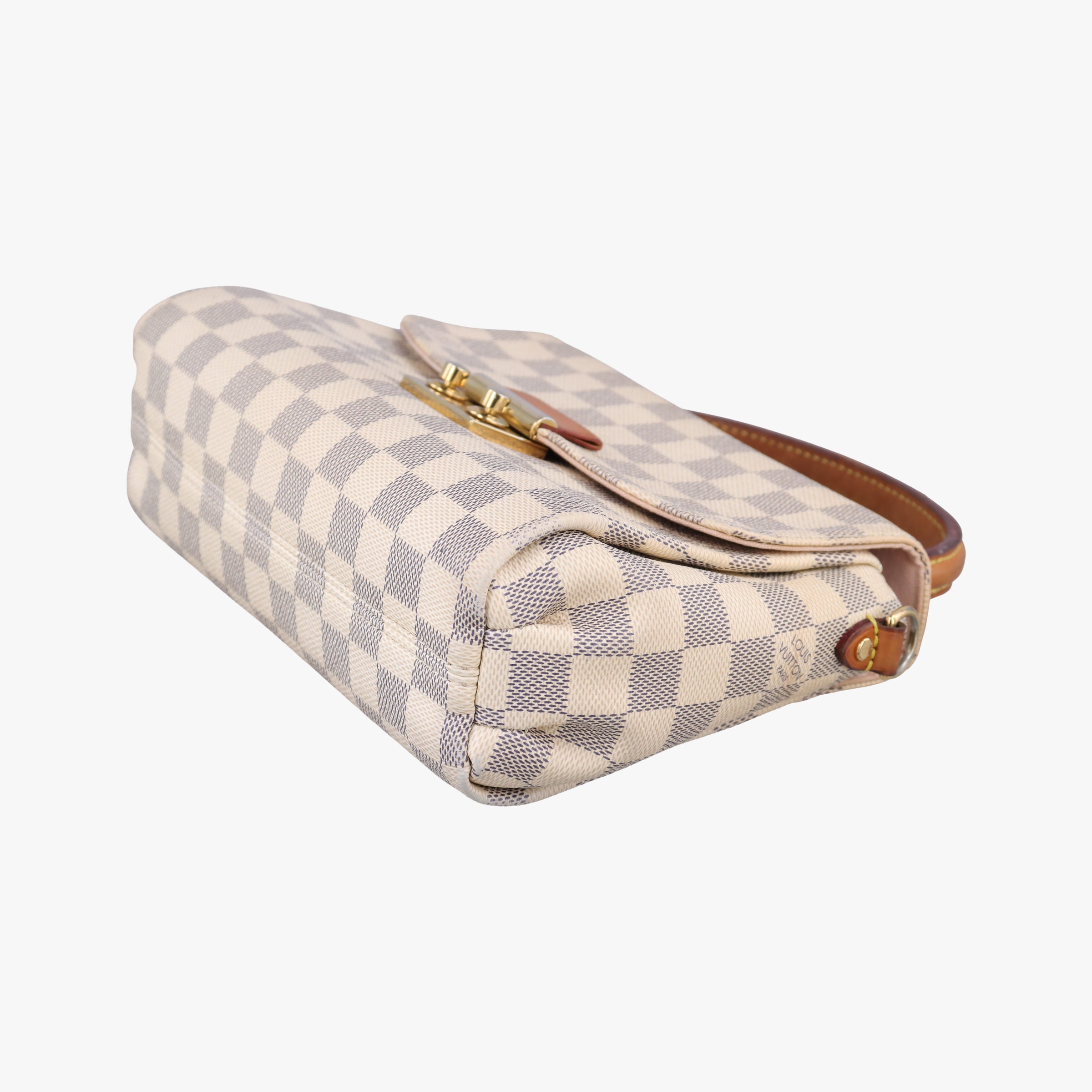 Vintage Louis Vuitton CROISETTE Azur Damier Canvas N41581 shoulderbag | stylenewstar