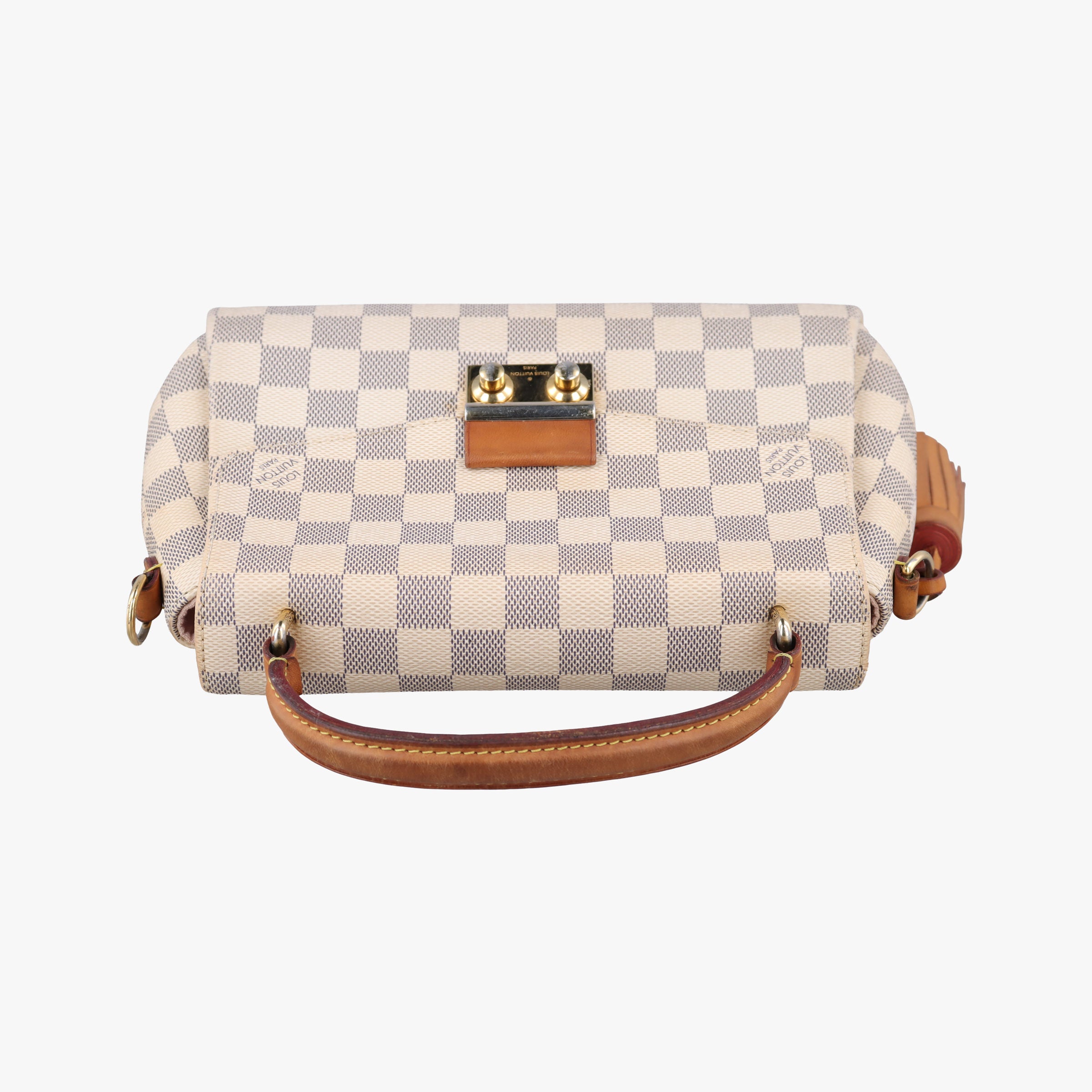 Vintage Louis Vuitton CROISETTE Azur Damier Canvas N41581 shoulderbag | stylenewstar