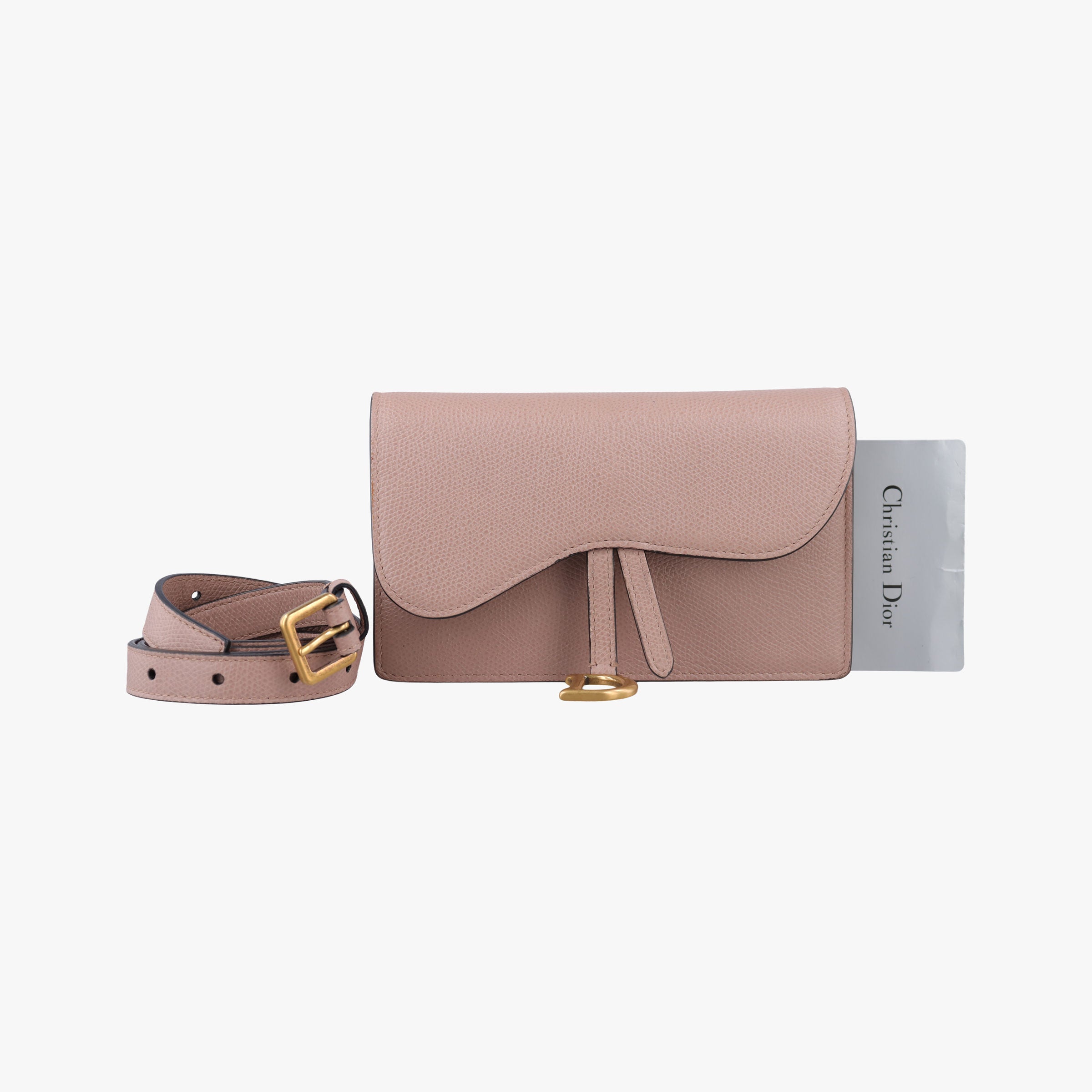 Pre-owned Christian Dior Saddle Pink Leather  shoulderbag | stylenewstar