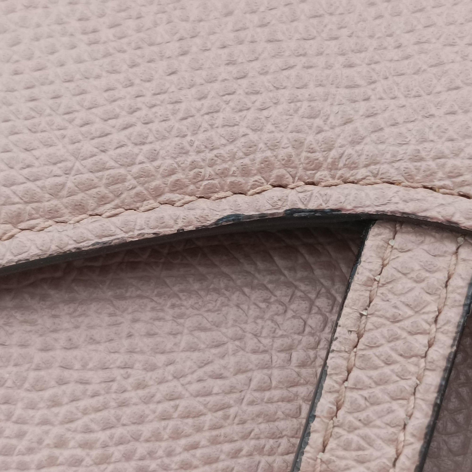 Pre-owned Christian Dior Saddle Pink Leather  shoulderbag | stylenewstar