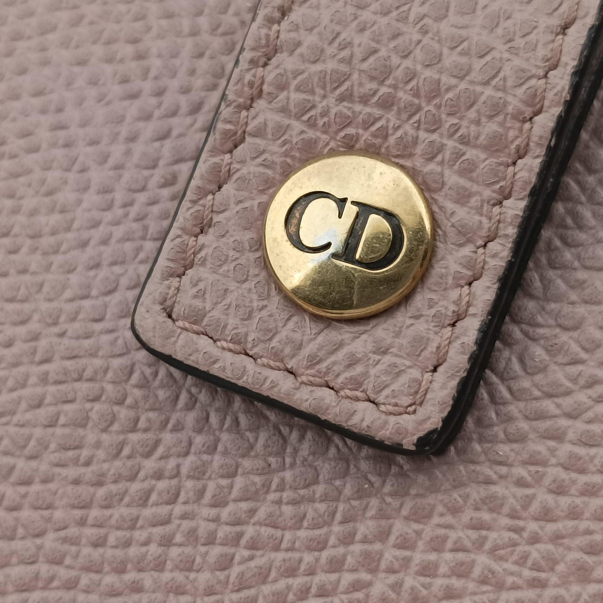 Pre-owned Christian Dior Saddle Pink Leather  shoulderbag | stylenewstar