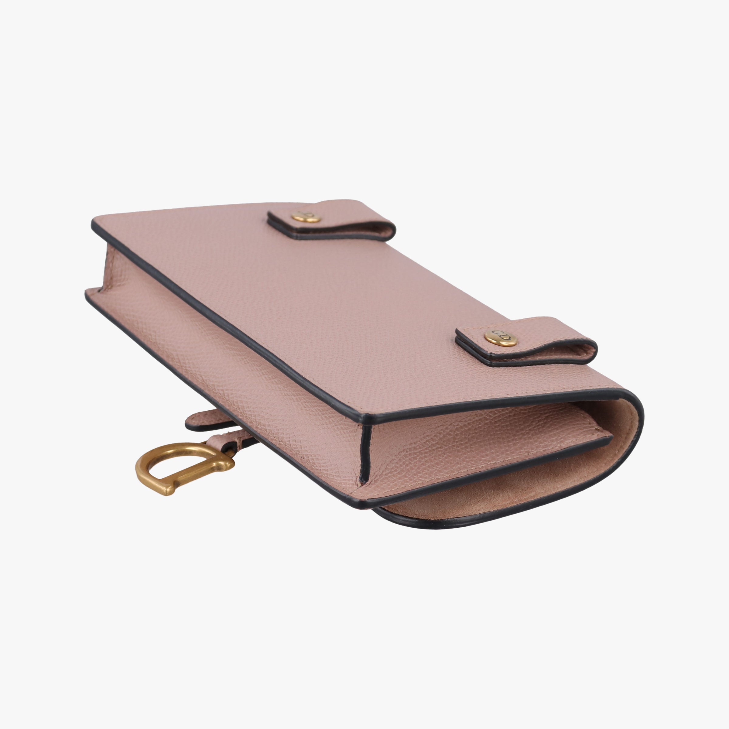 Pre-owned Christian Dior Saddle Pink Leather  shoulderbag | stylenewstar