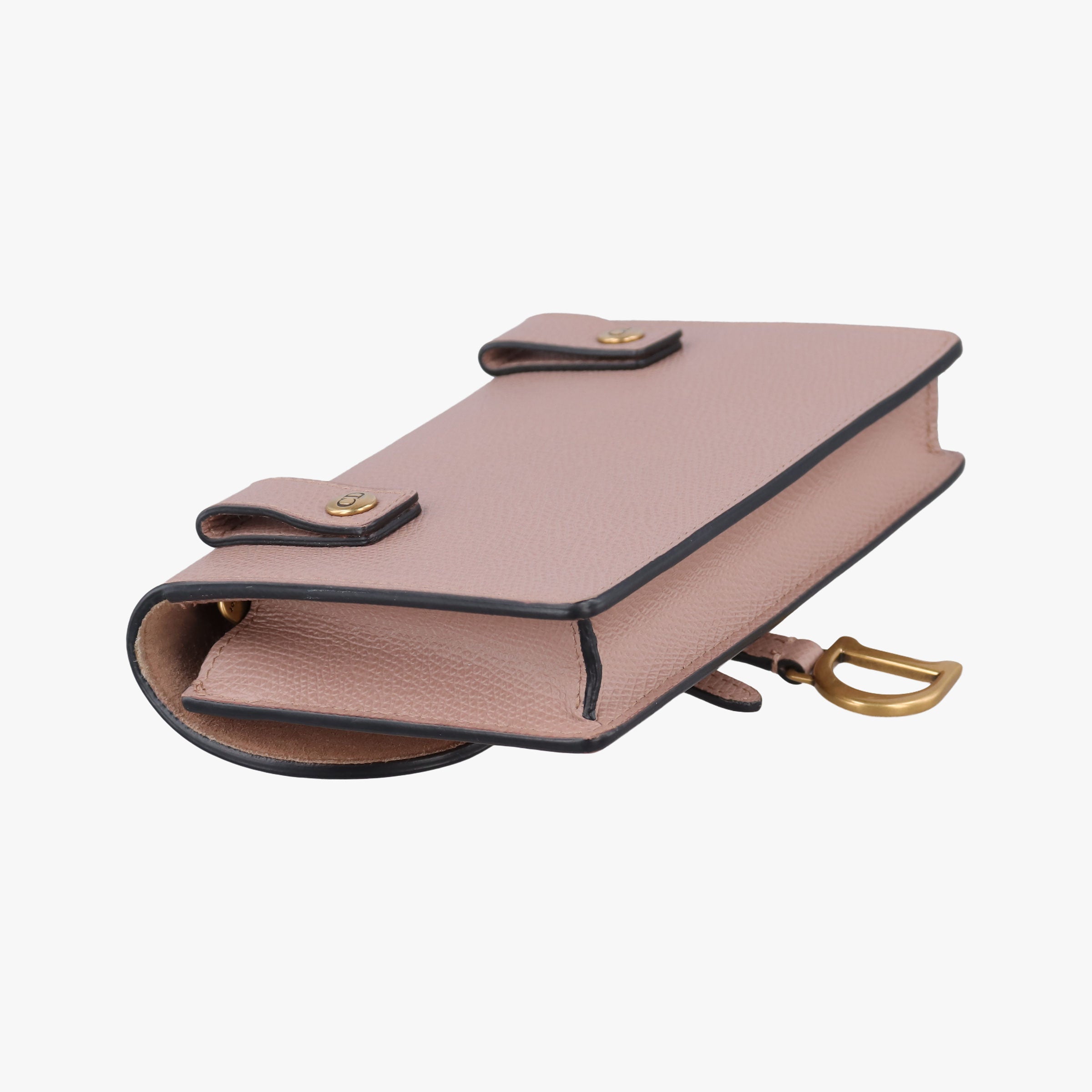 Pre-owned Christian Dior Saddle Pink Leather  shoulderbag | stylenewstar