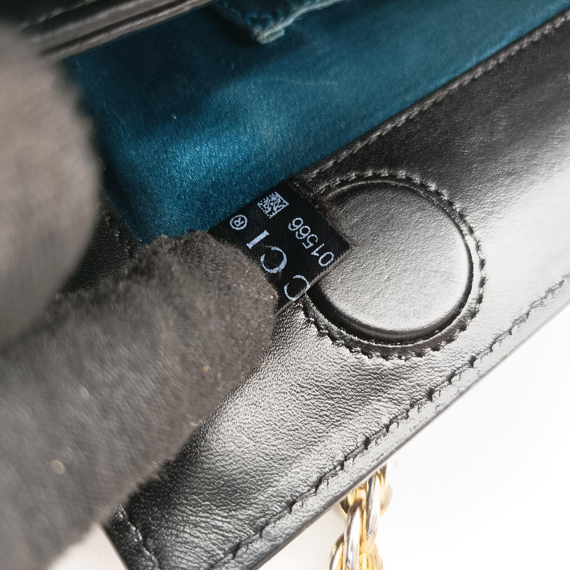 Pre-owned Gucci Ophidia Red×Black Suede×Patent 503877 shoulderbag | stylenewstar