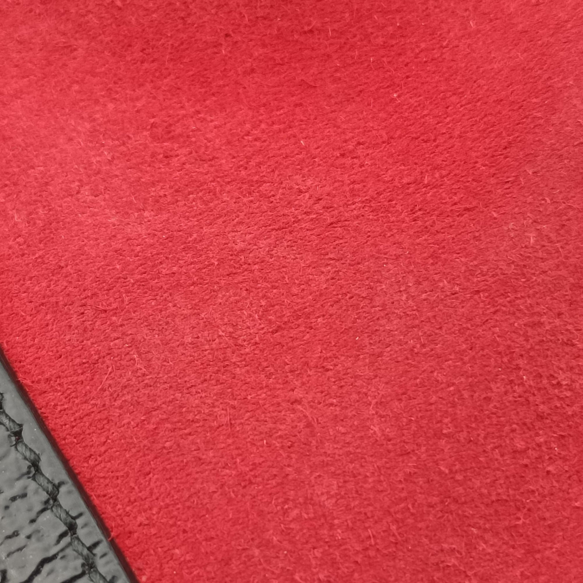 Pre-owned Gucci Ophidia Red×Black Suede×Patent 503877 shoulderbag | stylenewstar