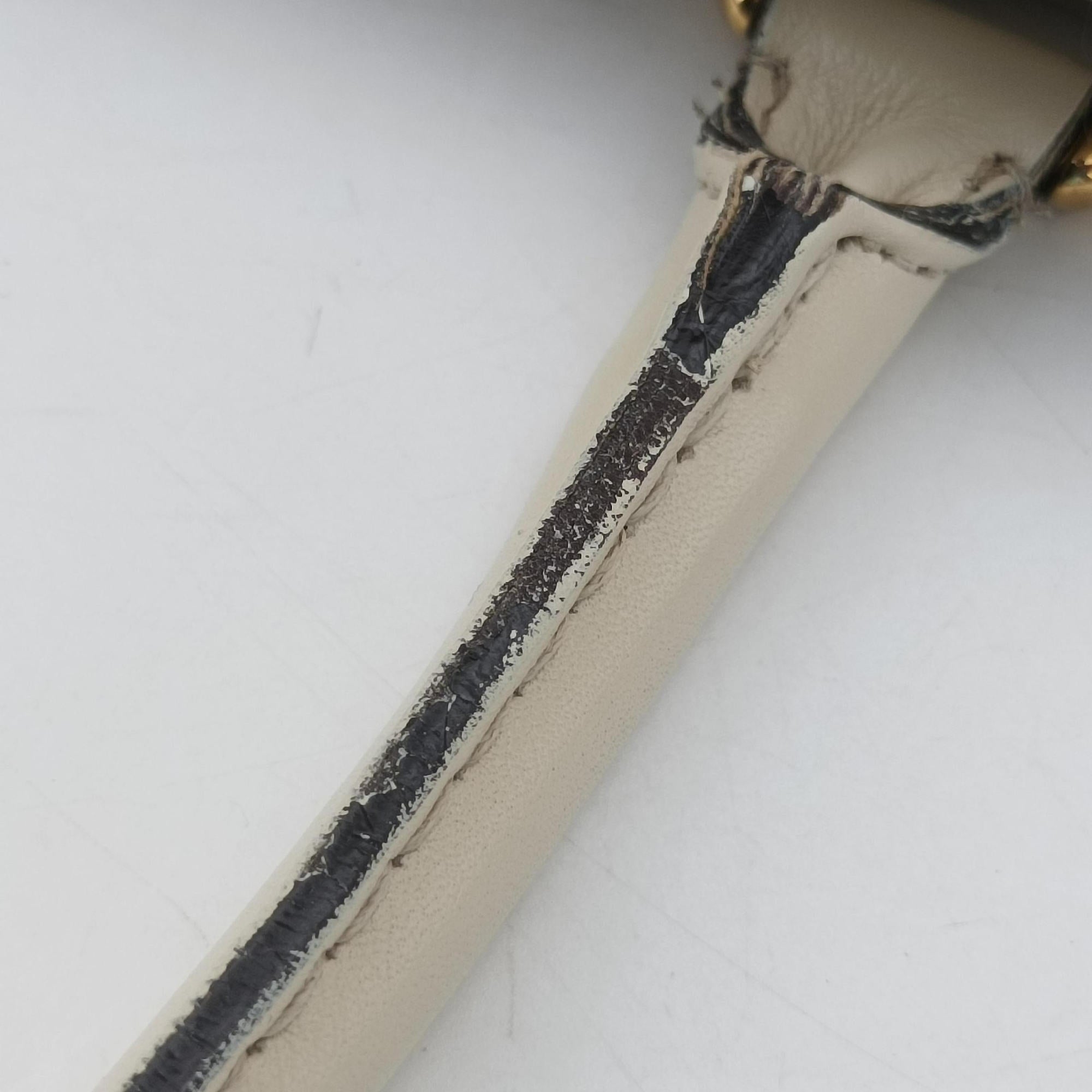 Secondhand Gucci GG Running White×Brown canvas×leather 247183 handbag | stylenewstar