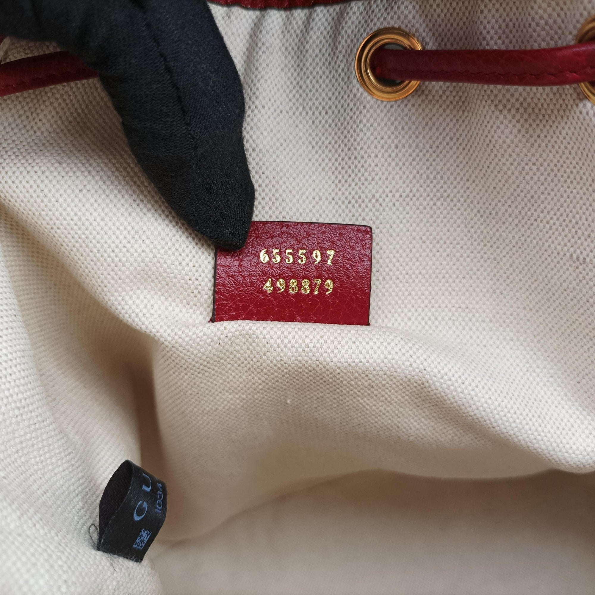 Pre-owned Gucci Doraemon collaboration Brown x red PVC coated canvas×Leather 655597 shoulderbag | stylenewstar