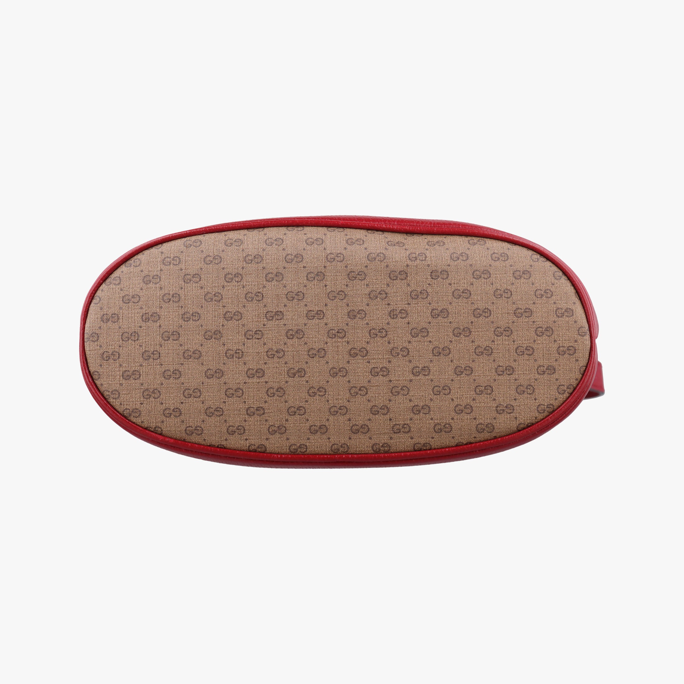 Pre-owned Gucci Doraemon collaboration Brown x red PVC coated canvas×Leather 655597 shoulderbag | stylenewstar