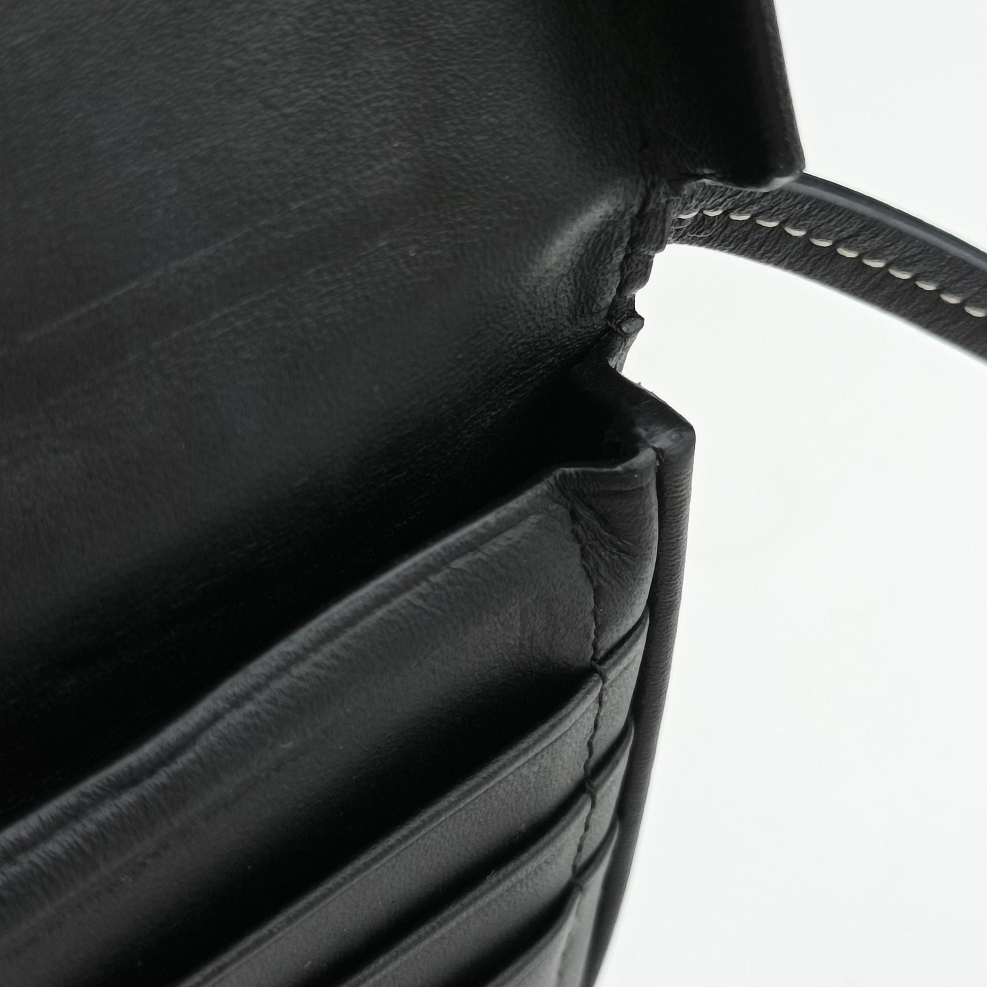 Vintage Loewe Heel Small Black Leather  shoulderbag | stylenewstar