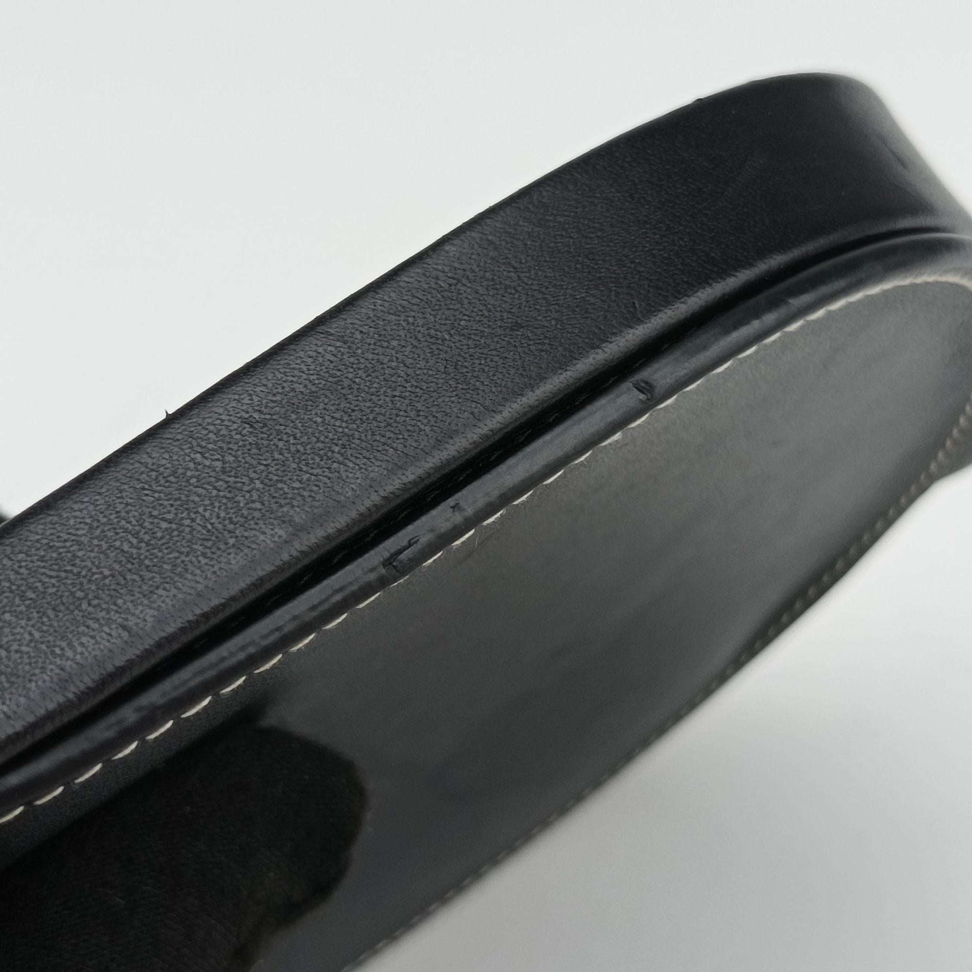 Vintage Loewe Heel Small Black Leather  shoulderbag | stylenewstar