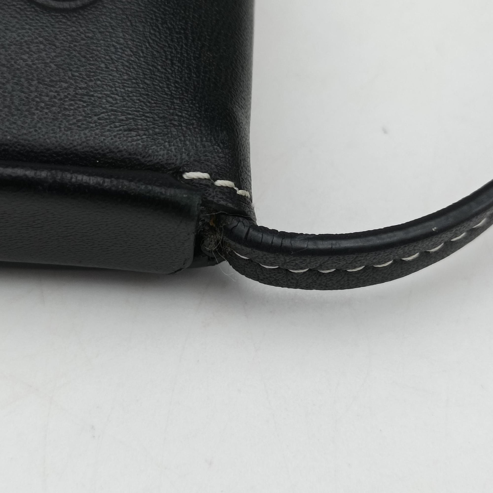 Vintage Loewe Heel Small Black Leather  shoulderbag | stylenewstar