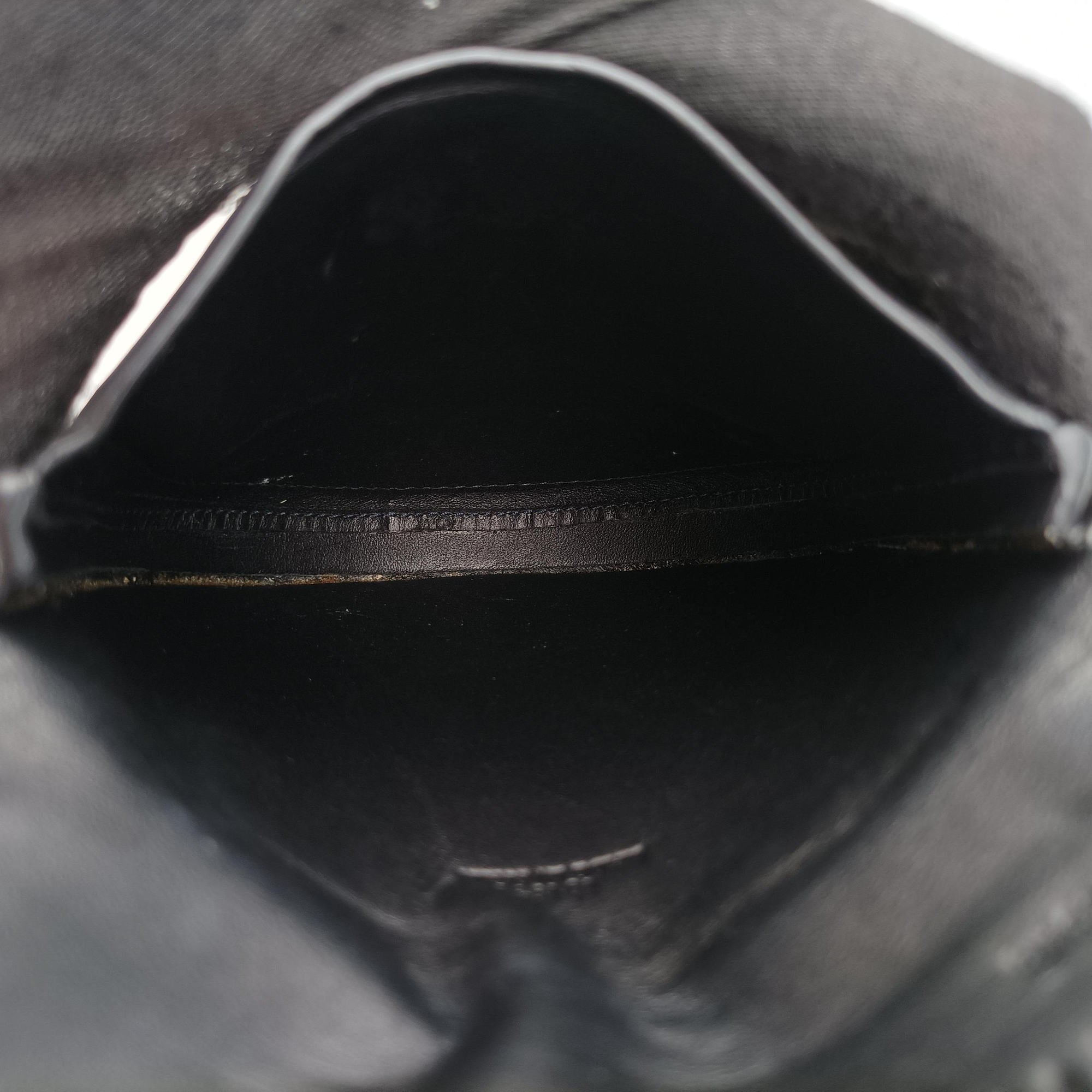 Vintage Loewe Heel Small Black Leather  shoulderbag | stylenewstar