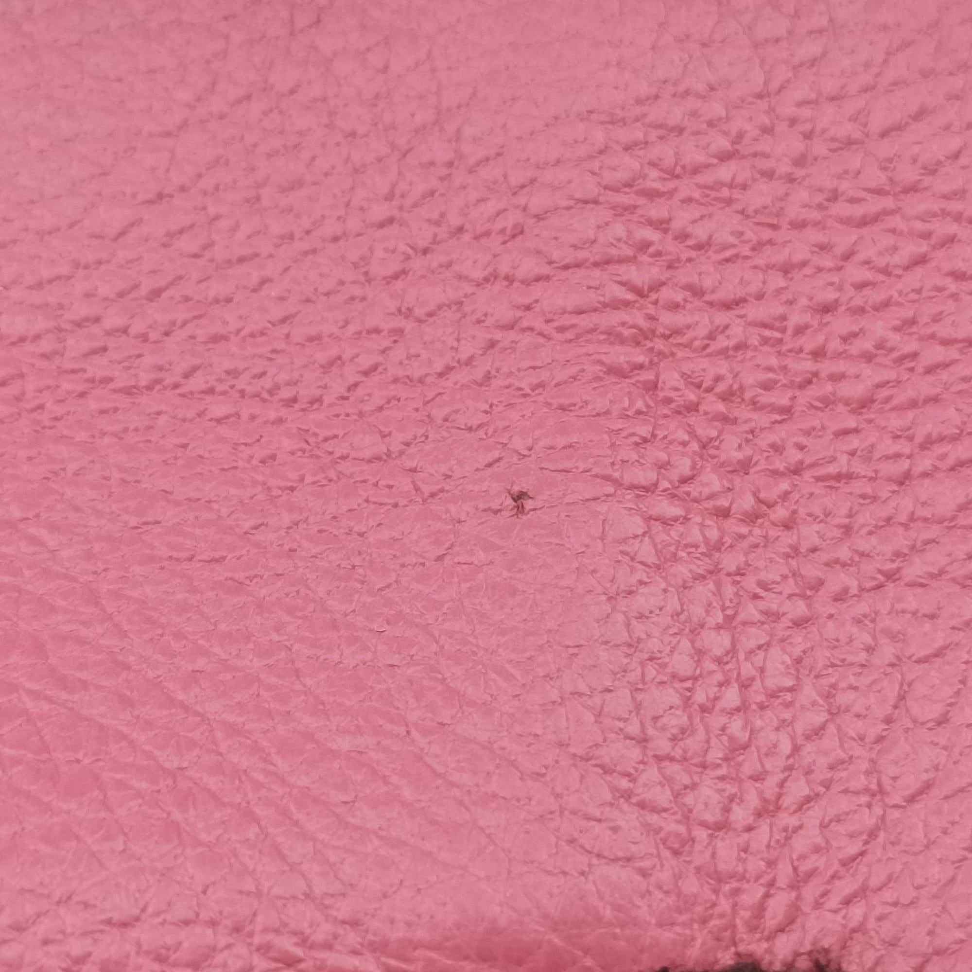 Pre-owned Miu Miu lock Fuoco Sound Top Handle Pink SAFFIANO Leather BT0963 shoulderbag | stylenewstar