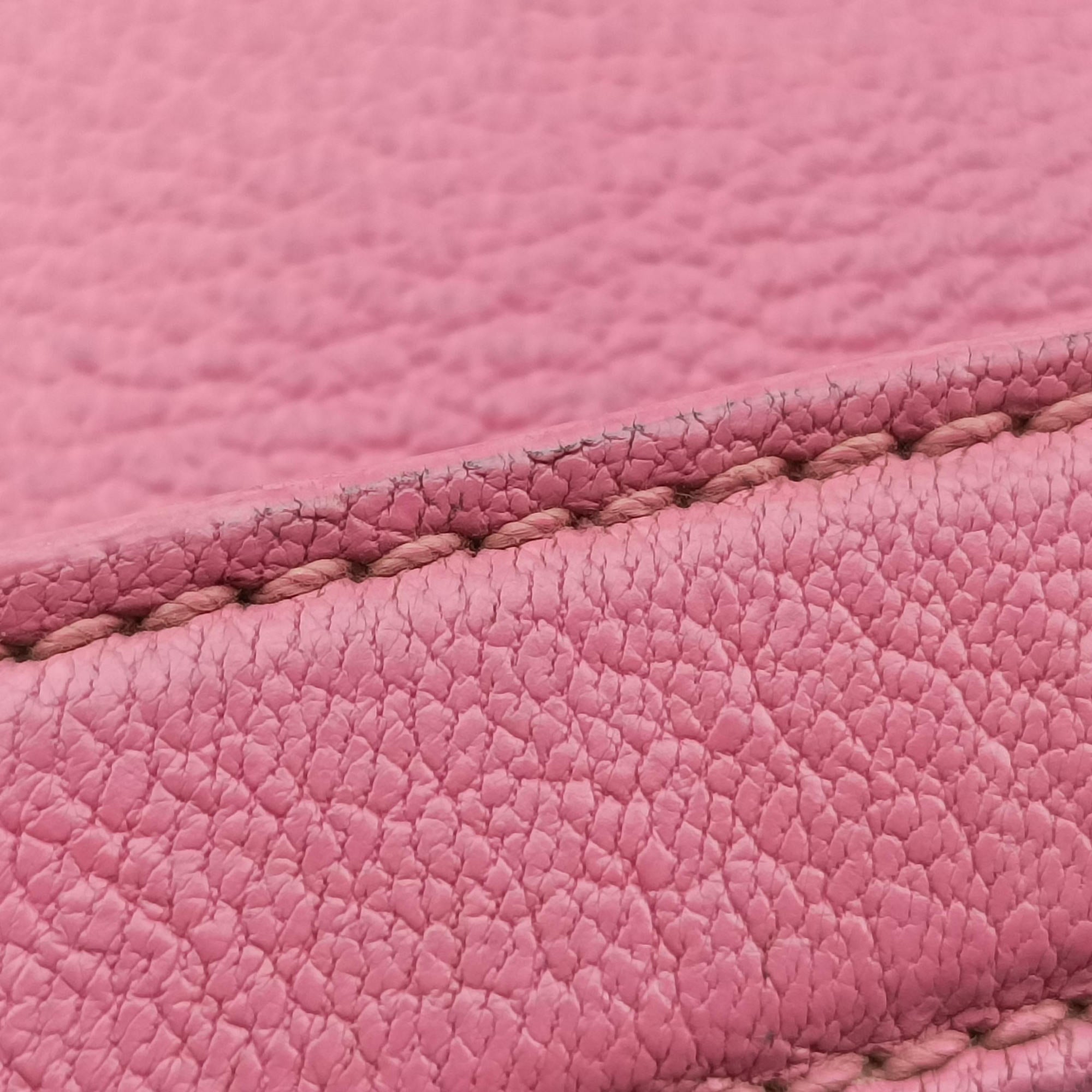 Pre-owned Miu Miu lock Fuoco Sound Top Handle Pink SAFFIANO Leather BT0963 shoulderbag | stylenewstar