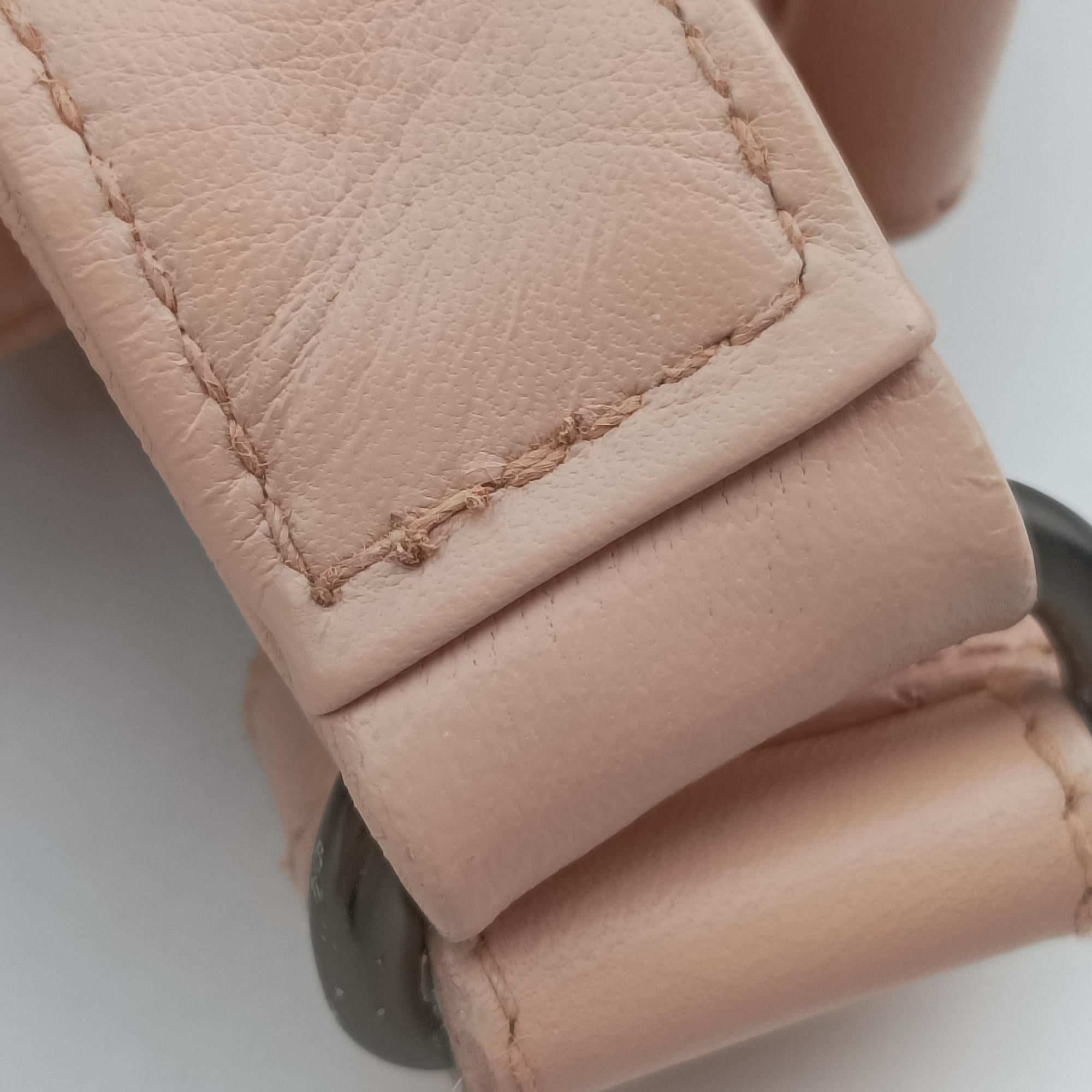 Pre-owned Bottega Veneta CAMPANA Intrecciato Pink lambskin  handbag | stylenewstar