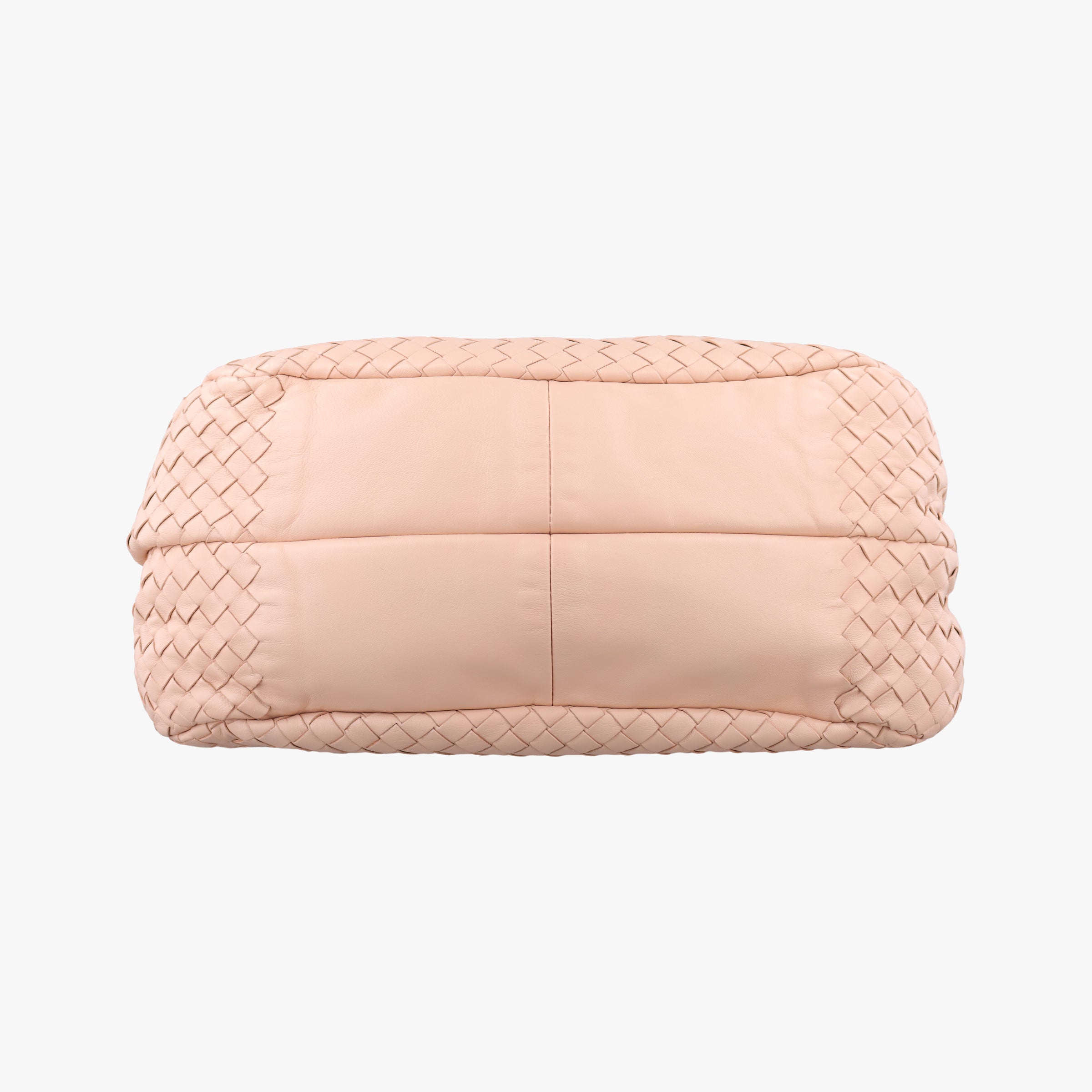 Pre-owned Bottega Veneta CAMPANA Intrecciato Pink lambskin  handbag | stylenewstar