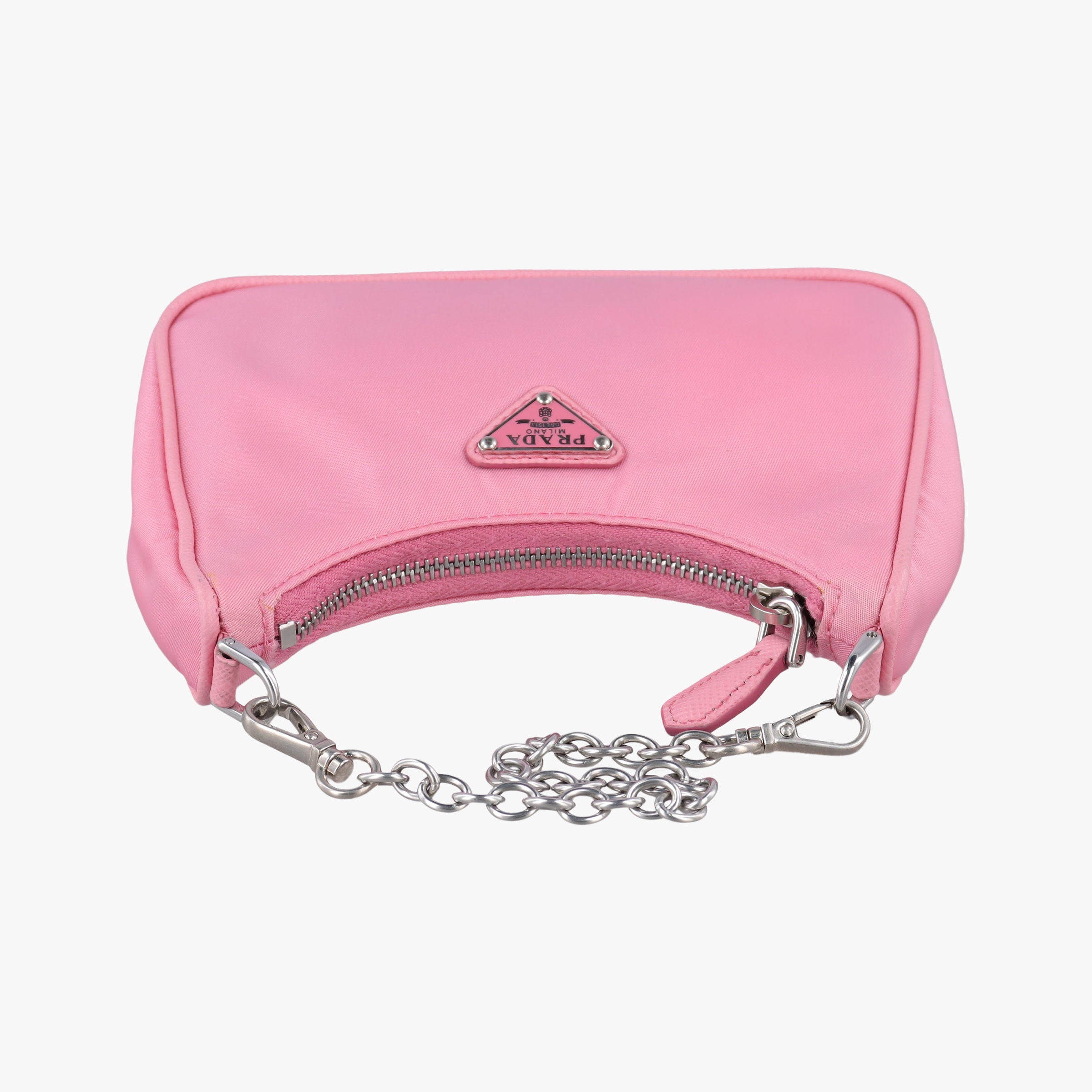 Pre-owned Prada Re-Edition 2005 Nylon Mini Pink nylon 1TT122 shoulderbag | stylenewstar