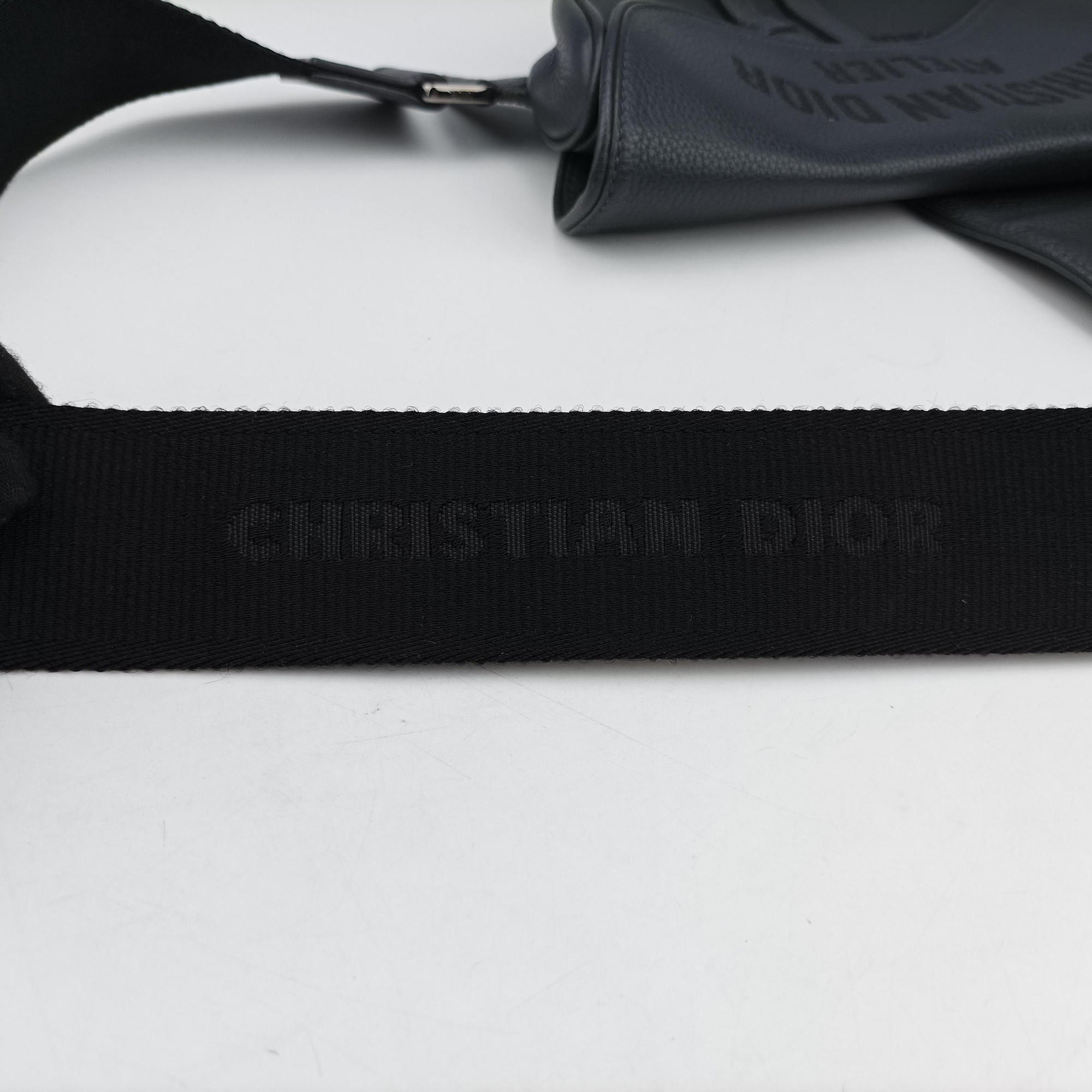 Pre-owned Christian Dior Saddle Grey leather  bum bag/waist bag | stylenewstar