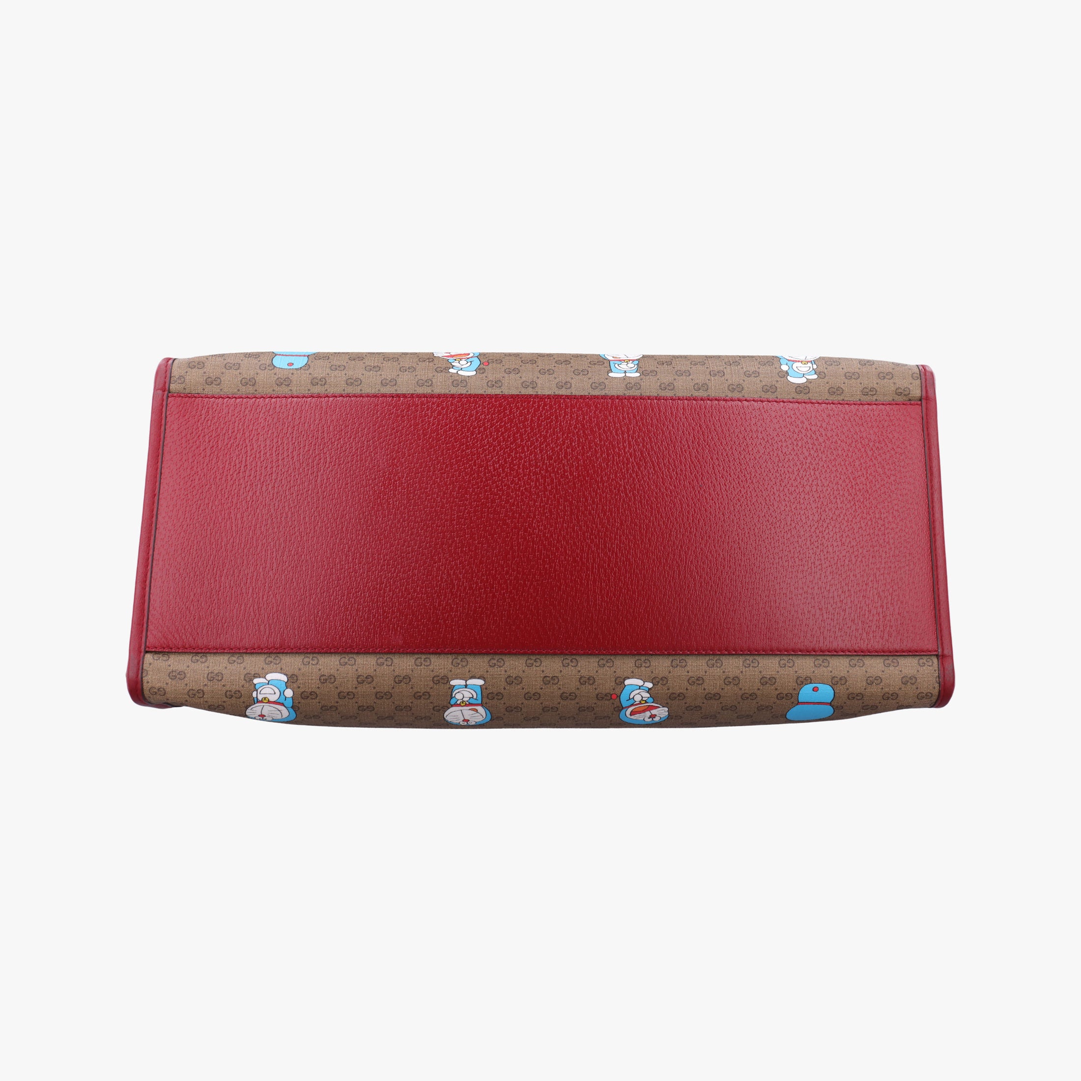Pre-owned Gucci Fujiko-Pro Doraemon Micro GG Supreme Beige × Red × Multicolor PVC coated canvas×Leather 653952 shoulderbag | stylenewstar