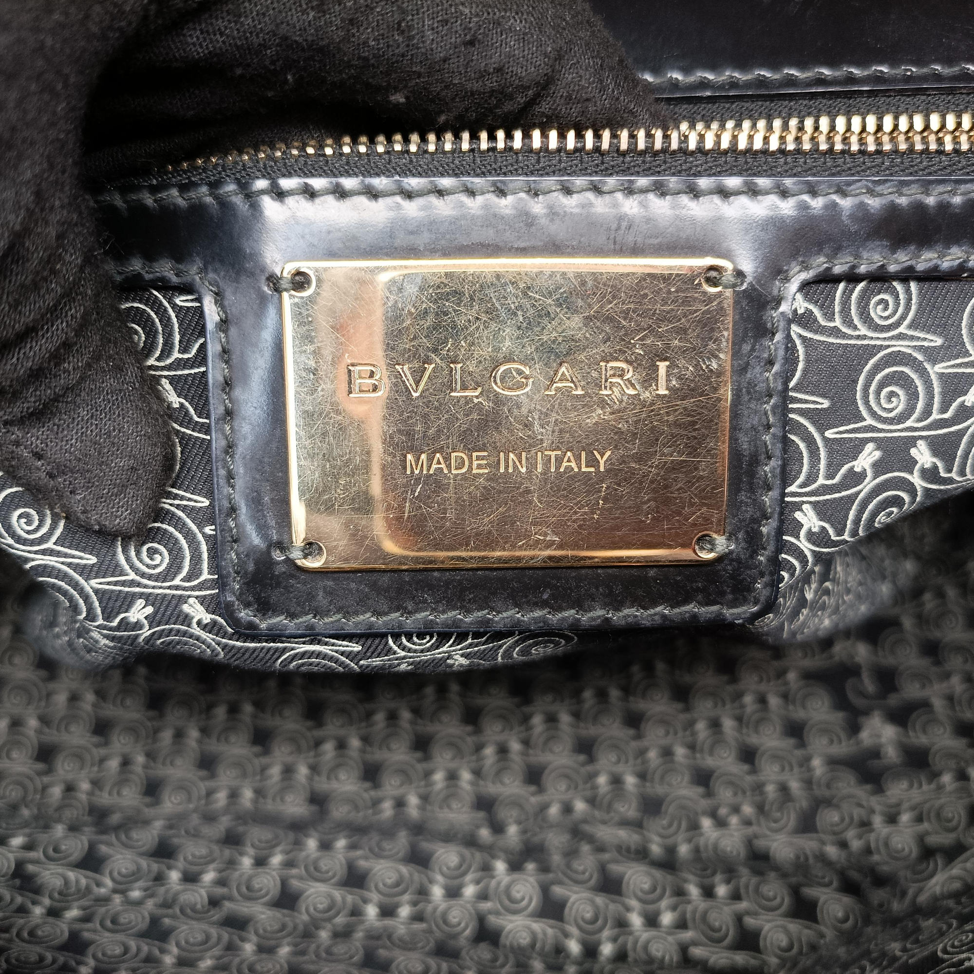 Pre-owned Bvlgari Leopard Print Brown Leather× Fur  shoulderbag | stylenewstar