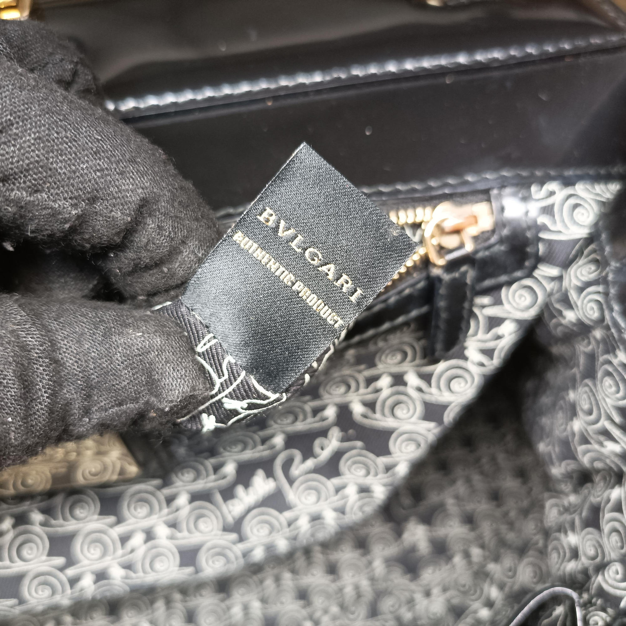 Pre-owned Bvlgari Leopard Print Brown Leather× Fur  shoulderbag | stylenewstar