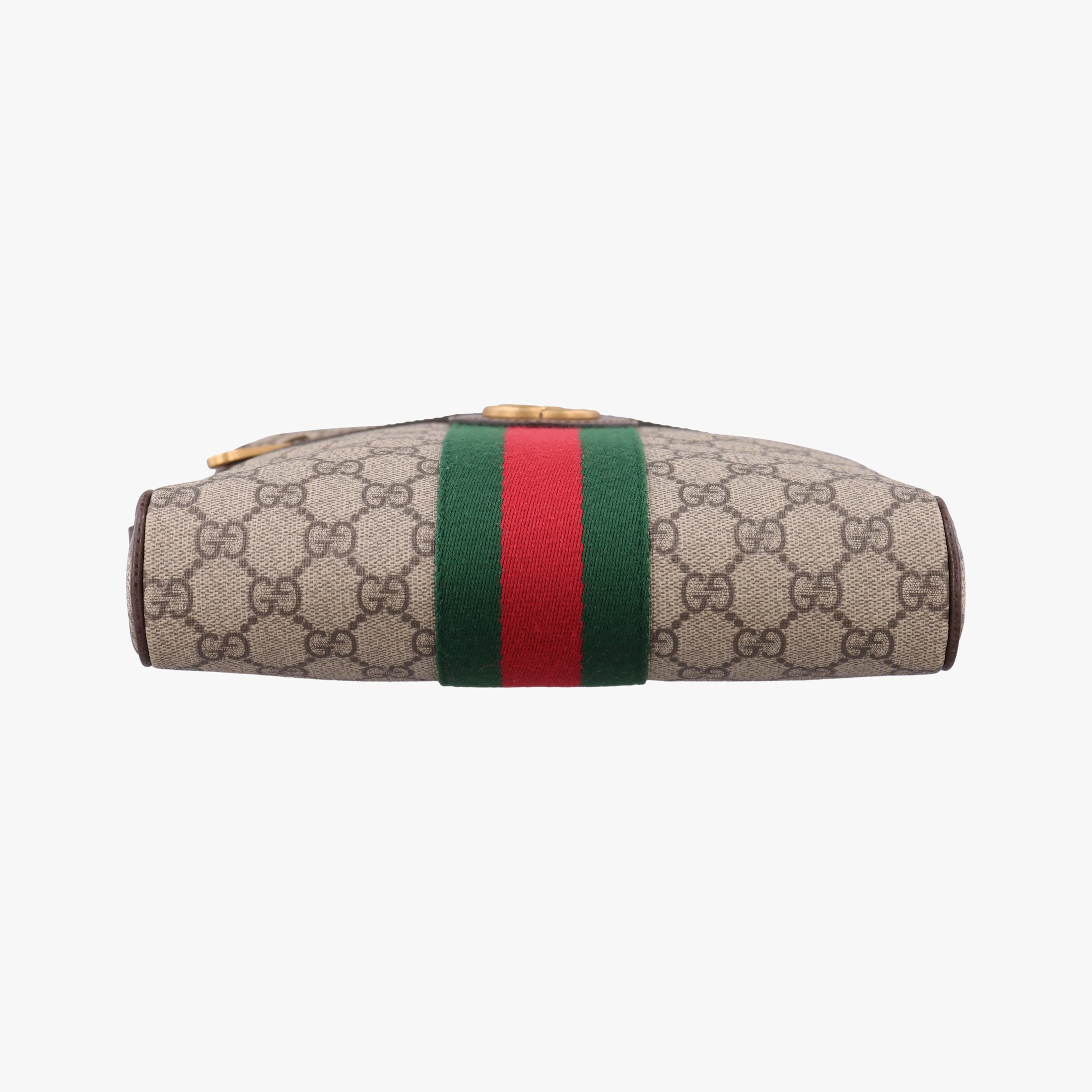 Pre-owned Gucci Ophidia brown×Beige PVC coated canvas×Leather 547926 shoulderbag | stylenewstar