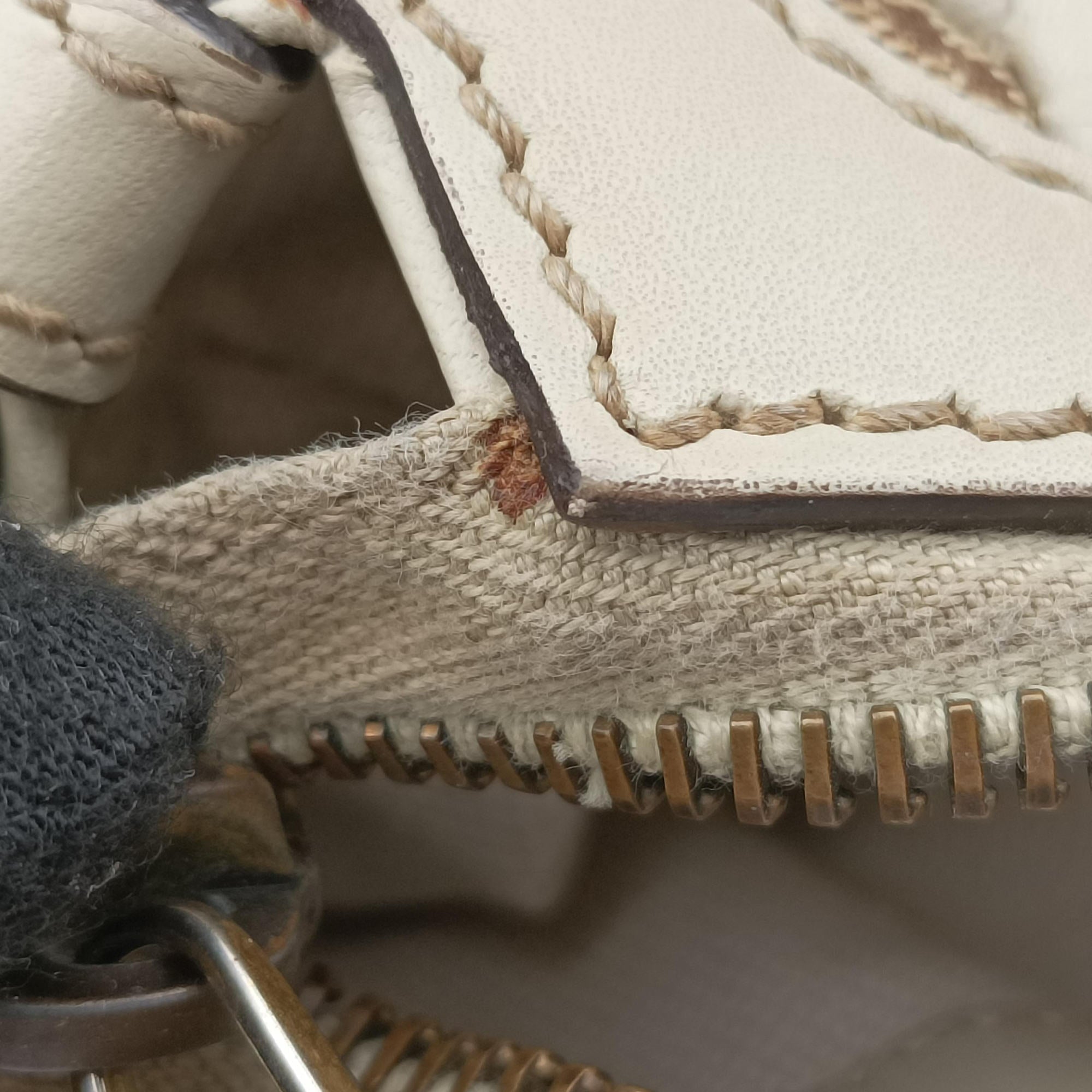 Vintage Gucci Guccissima Beige x Brown Canvas×Leather 282297 handbag | stylenewstar