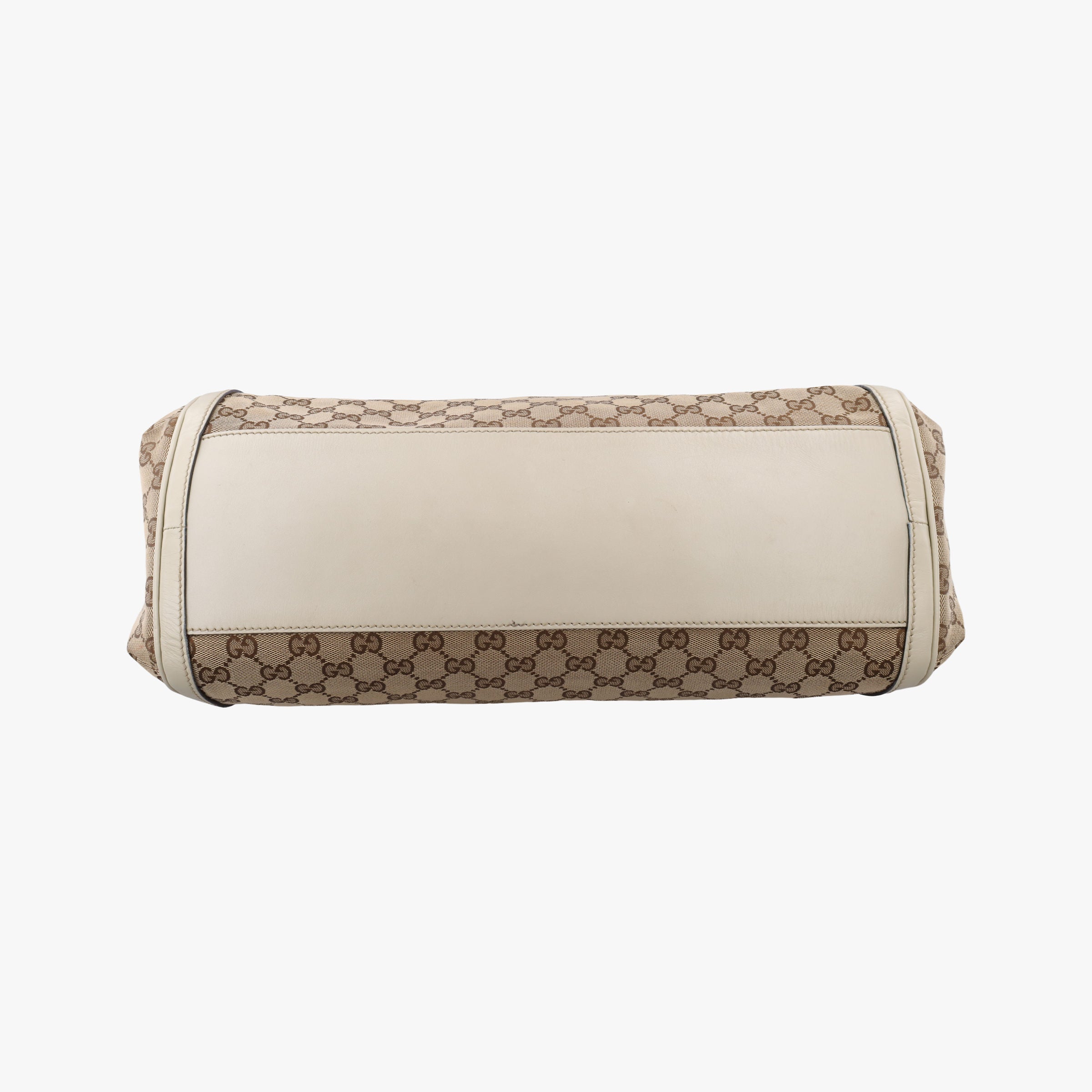 Vintage Gucci Guccissima Beige x Brown Canvas×Leather 282297 handbag | stylenewstar